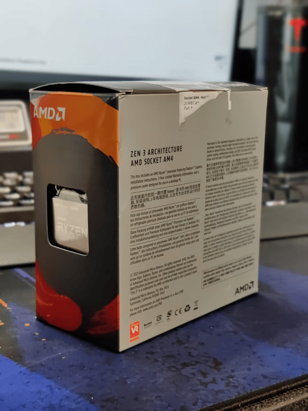 AMD Ryzen 7 5700G CPU // 8 Cores, 16 Threads // 3.8GHz Base & 4.6GHz Boost