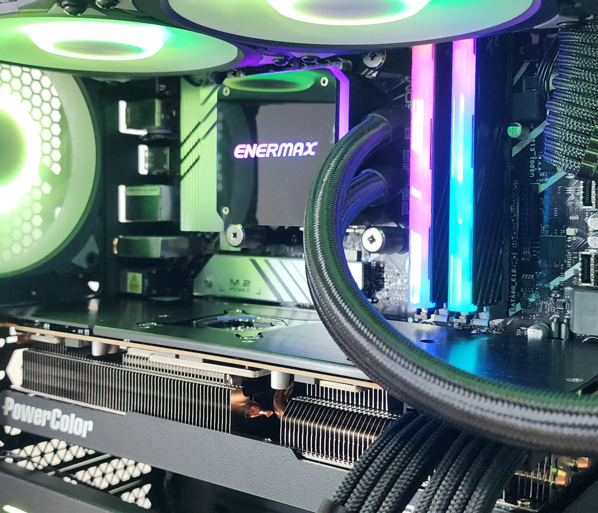 Gaming PC i7-14700F 32GB RAM 2TB SSD RX 7800 XT 16GB Windows 11 Computer