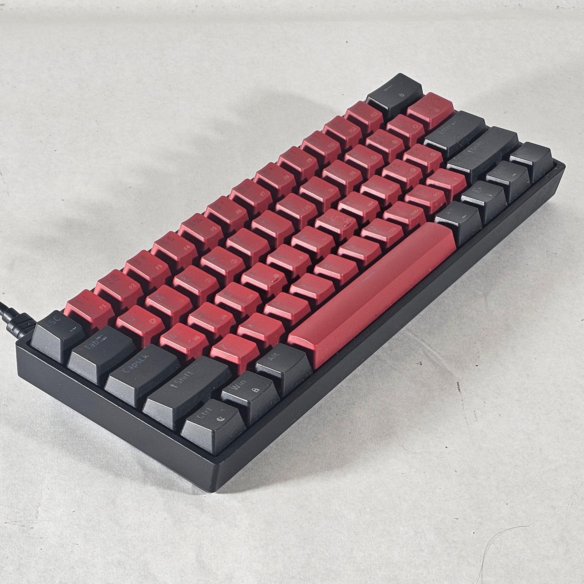 Skyloong GK61 60% Mechanical Gaming Keyboard - Black/Red Wired