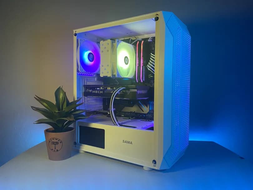 ⚡Custom Built FAST RGB Gaming PC ⚡| Ryzen 5, RX 6600 XT | Fortnite, CoD, Cyberpunk, R6, and more!