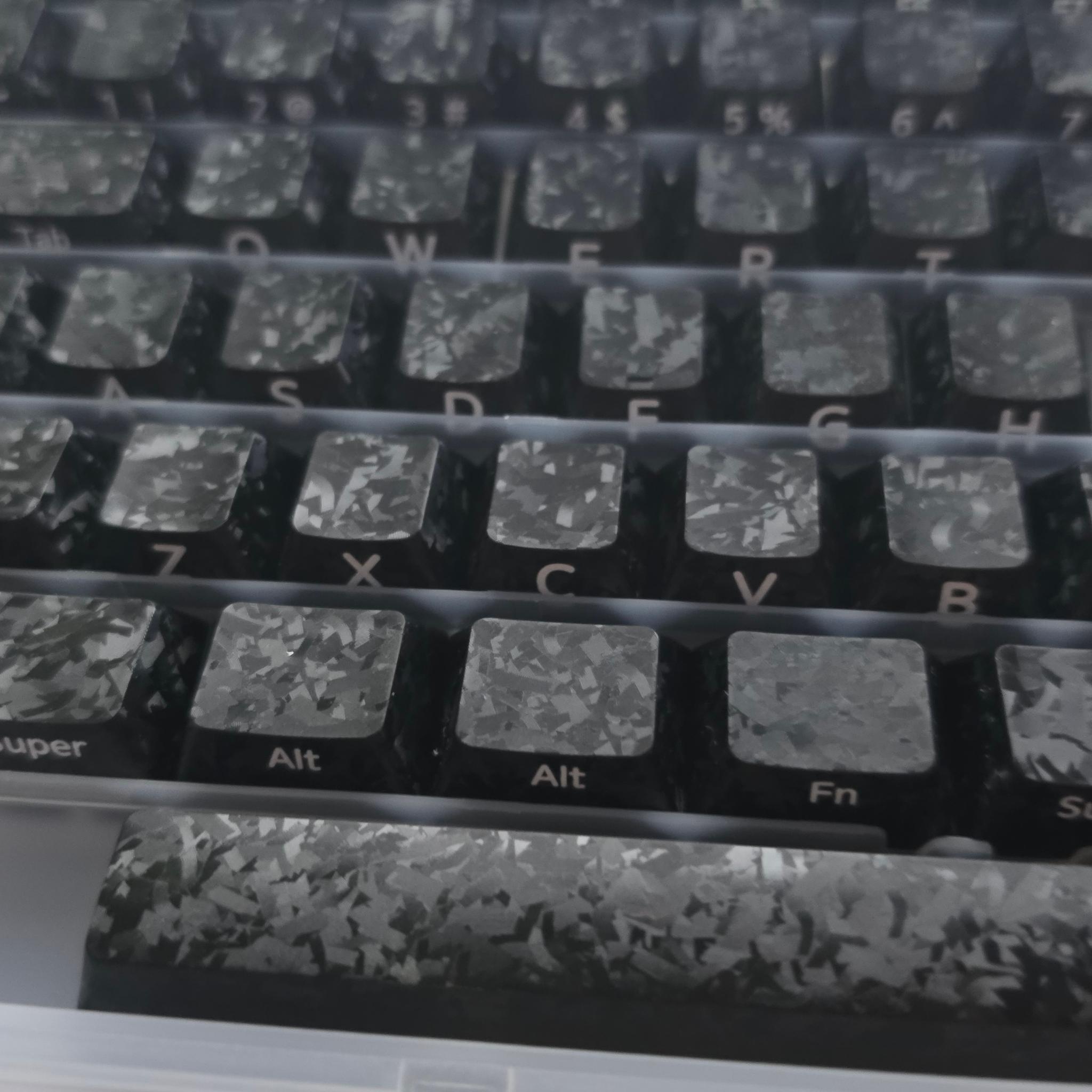 Xvx forged carbon fiber pattern key caps