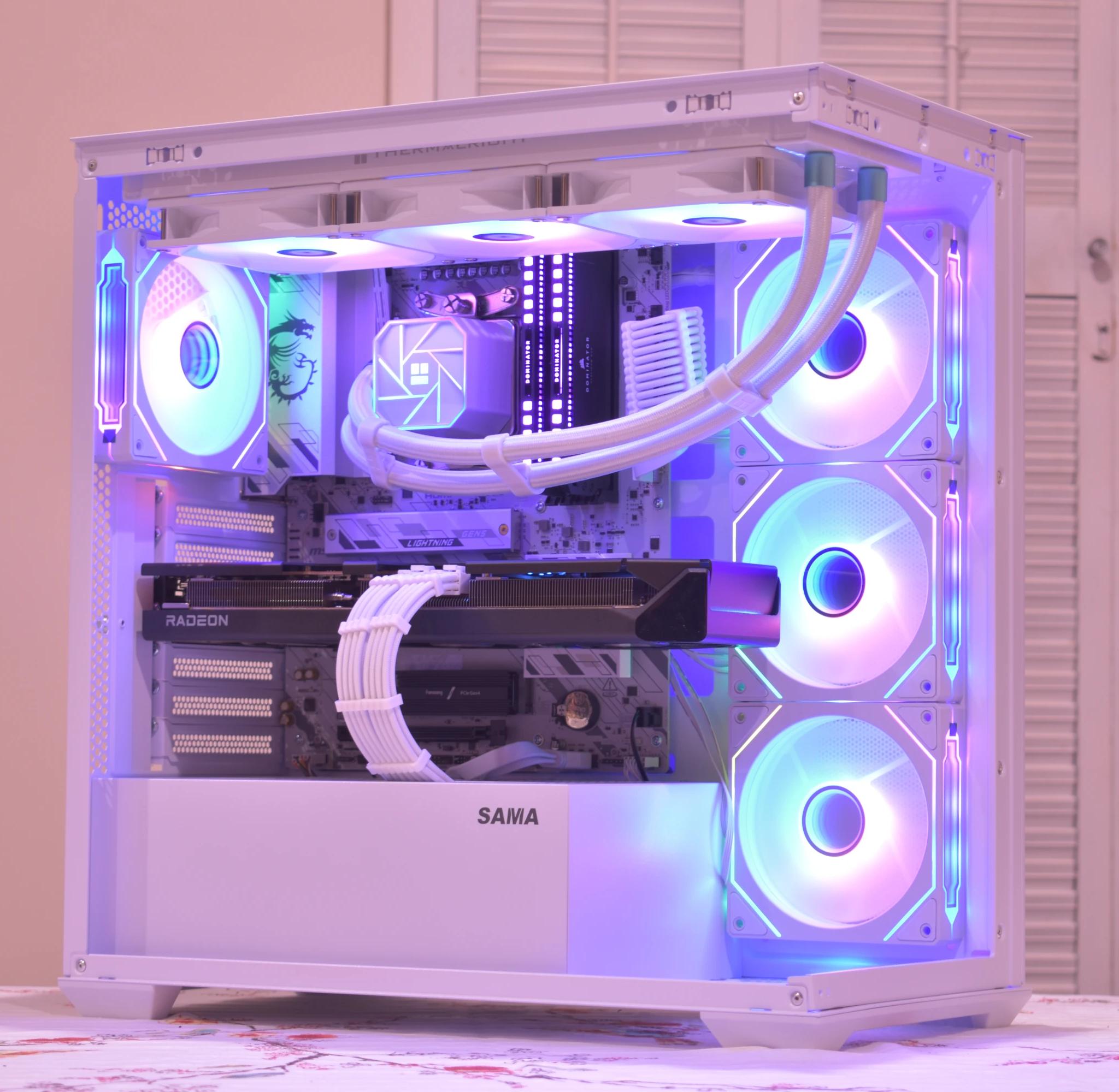 🚀Performance Gamer🚀 Ryzen 7 7800X3D | AMD RX 9070 16GB | 32GB DDR5 | 1TB nVME SSD | White RGB+Wifi