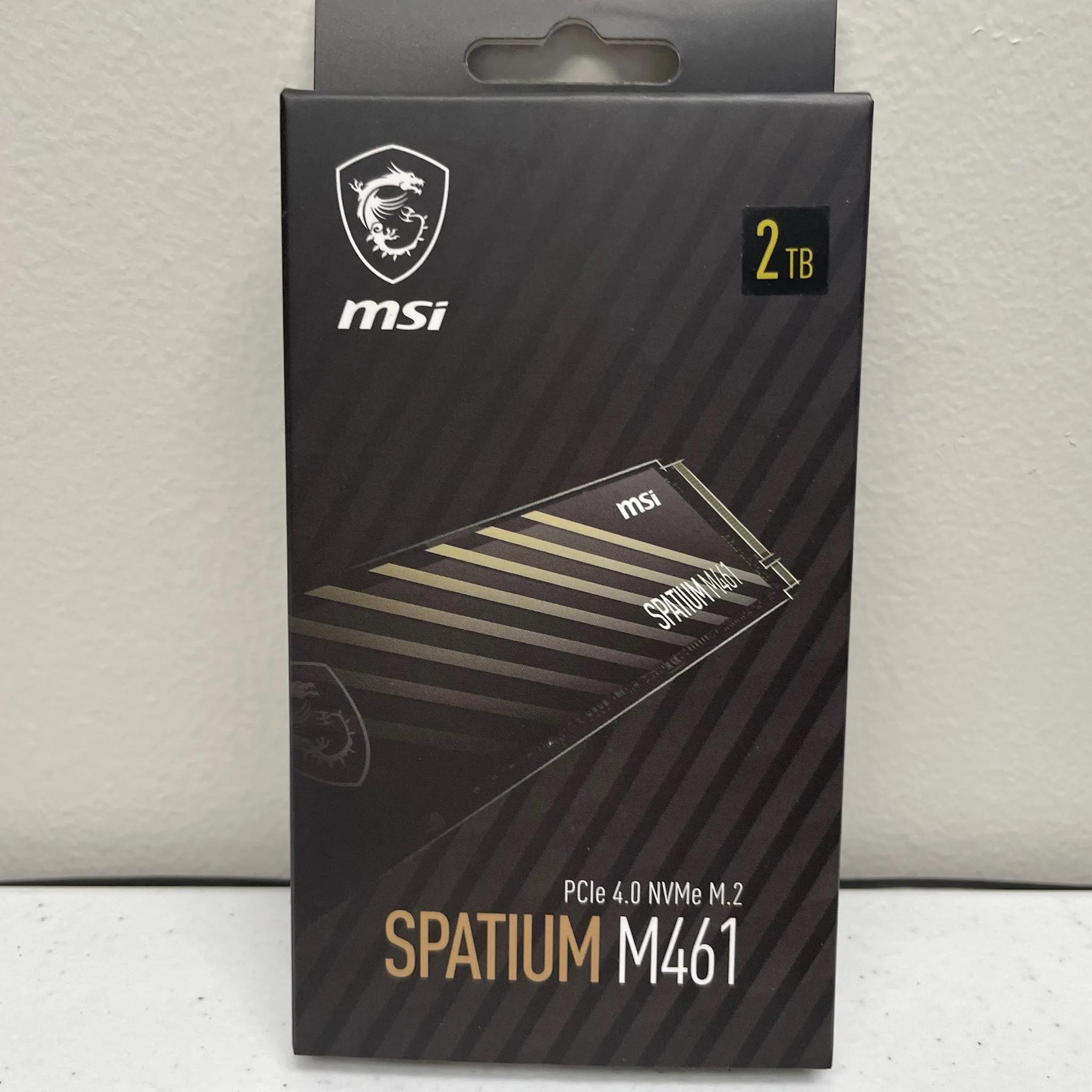 NEW MSI 2TB Spatium M461 PCIE4.0