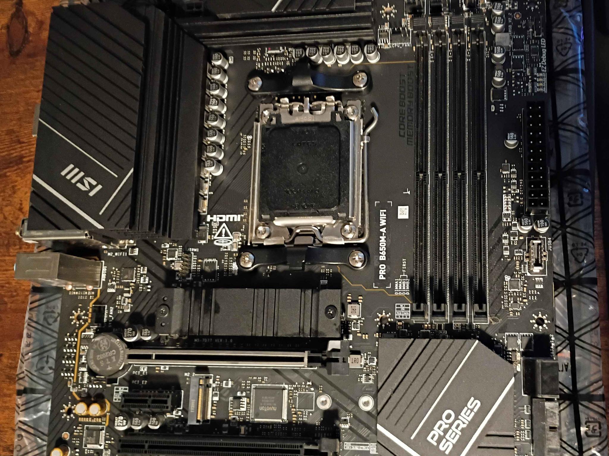 MSI PRO B650M-A WIFI - Updated BIOS