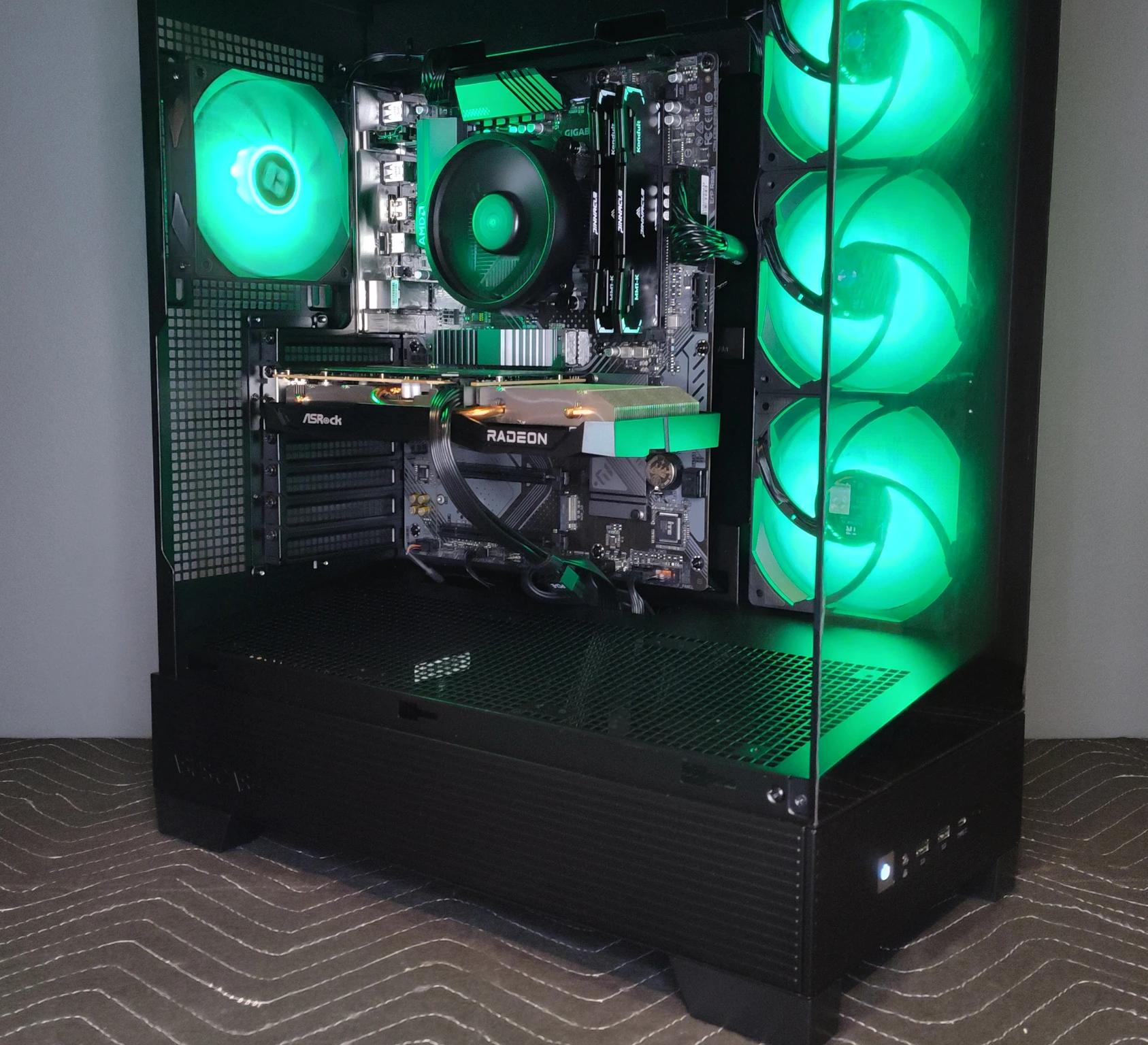 Solid 1080p | Entry 1440p | Ryzen 5 5500 | RX 6600 | 1TB Storage | 16GB 3200Mhz Ram | WiFi6