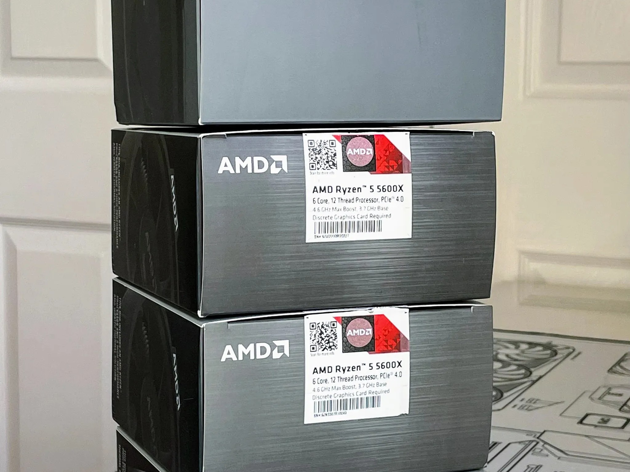 Empty AMD Ryzen CPU Boxes