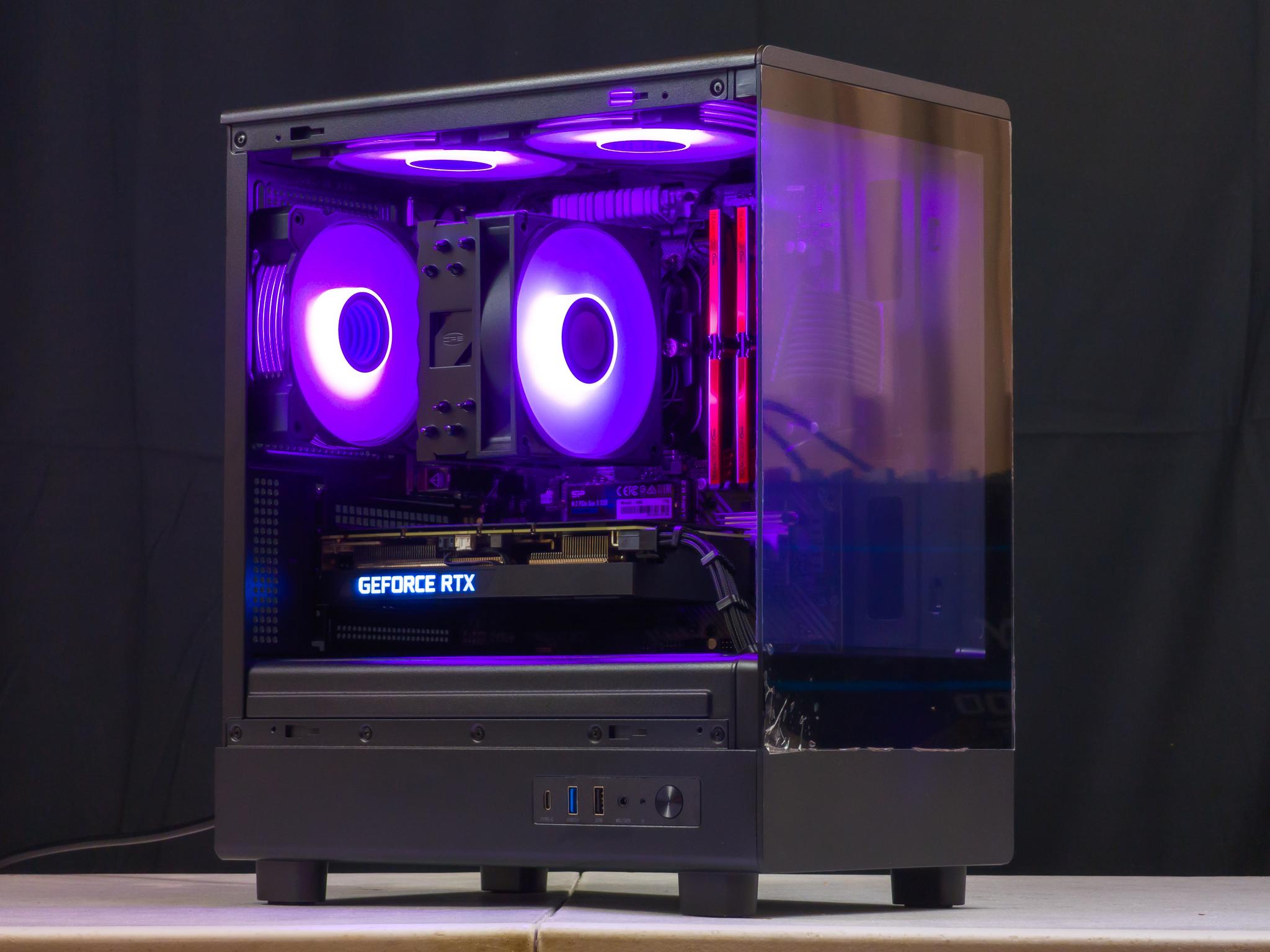 💜🖤 RTX 3060Ti / Ryzen 5 5500 / 16GB Gaming PC 🖤💜