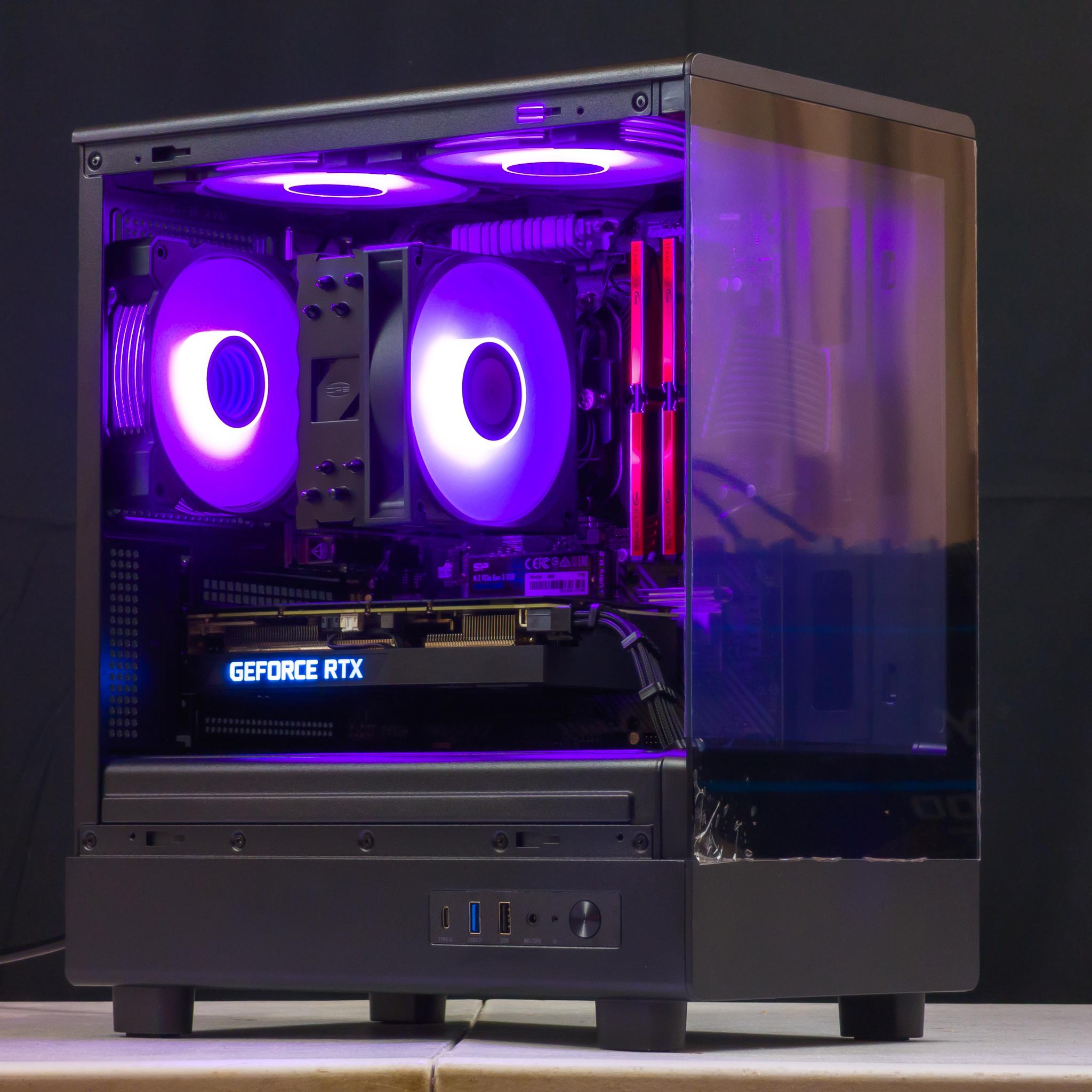 💜🖤 RTX 3060Ti / Ryzen 5 5500 / 16GB Gaming PC 🖤💜