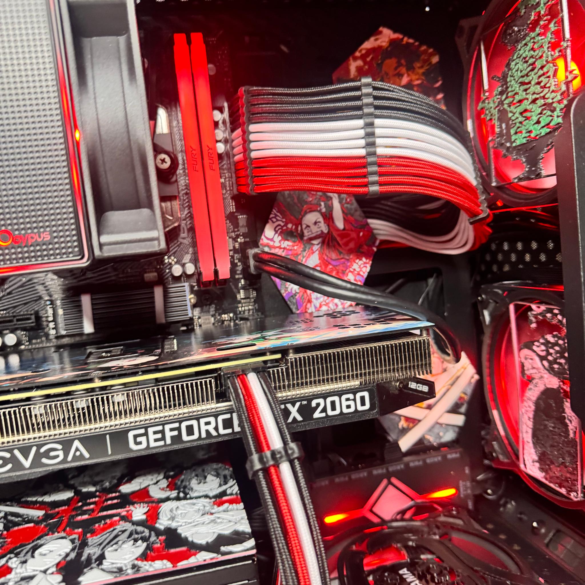 GeForce RTX 2060 12GB Custom Gaming PC - Ryzen 5 5500, 32GB RAM, 512GB NVMe SSD