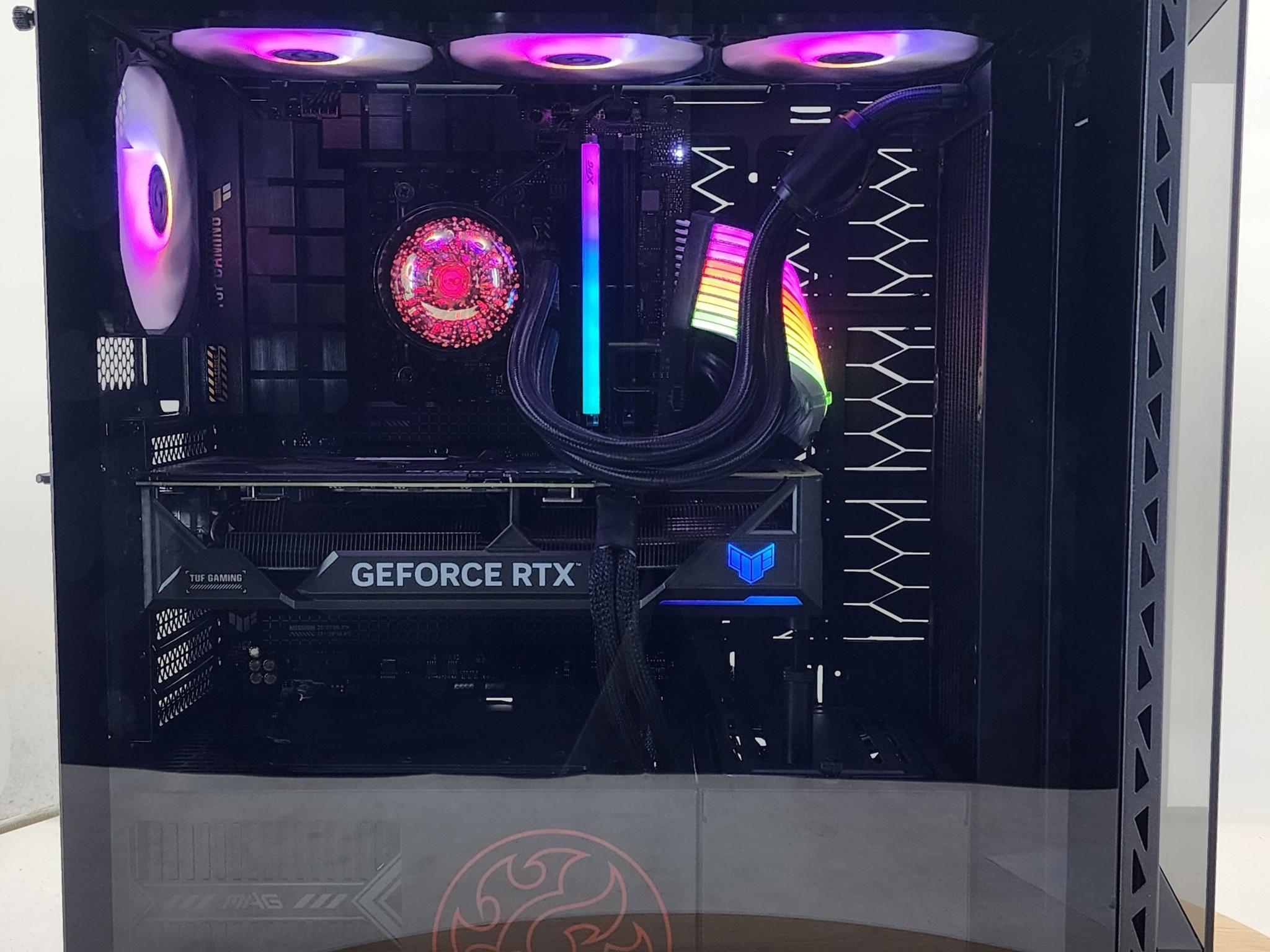 Gaming PC Ryzen 7 7700X 16GB RAM 1TB SSD RTX 4070 Ti 12GB Windows 11 Computer