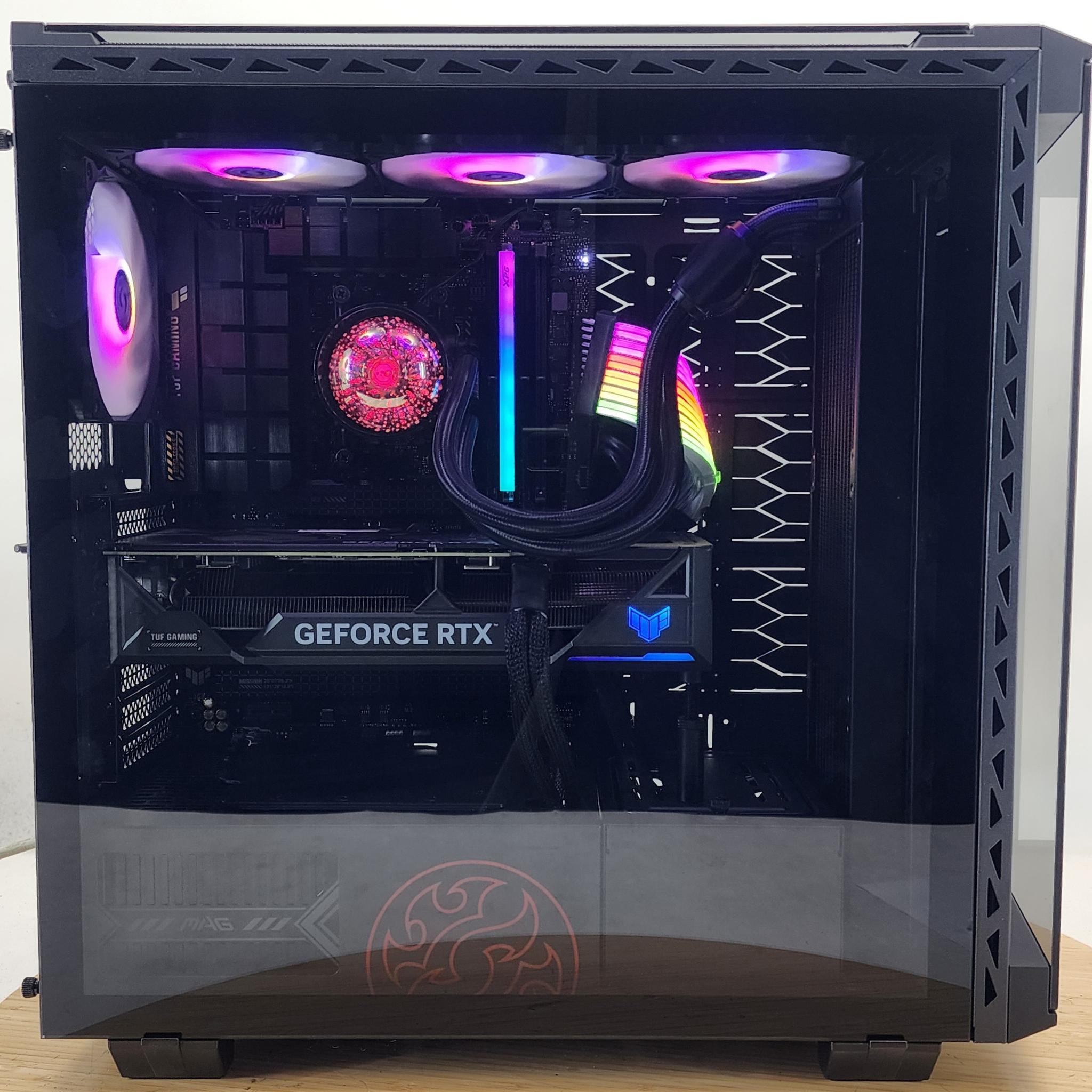 Gaming PC Ryzen 7 7700X 16GB RAM 1TB SSD RTX 4070 Ti 12GB Windows 11 Computer