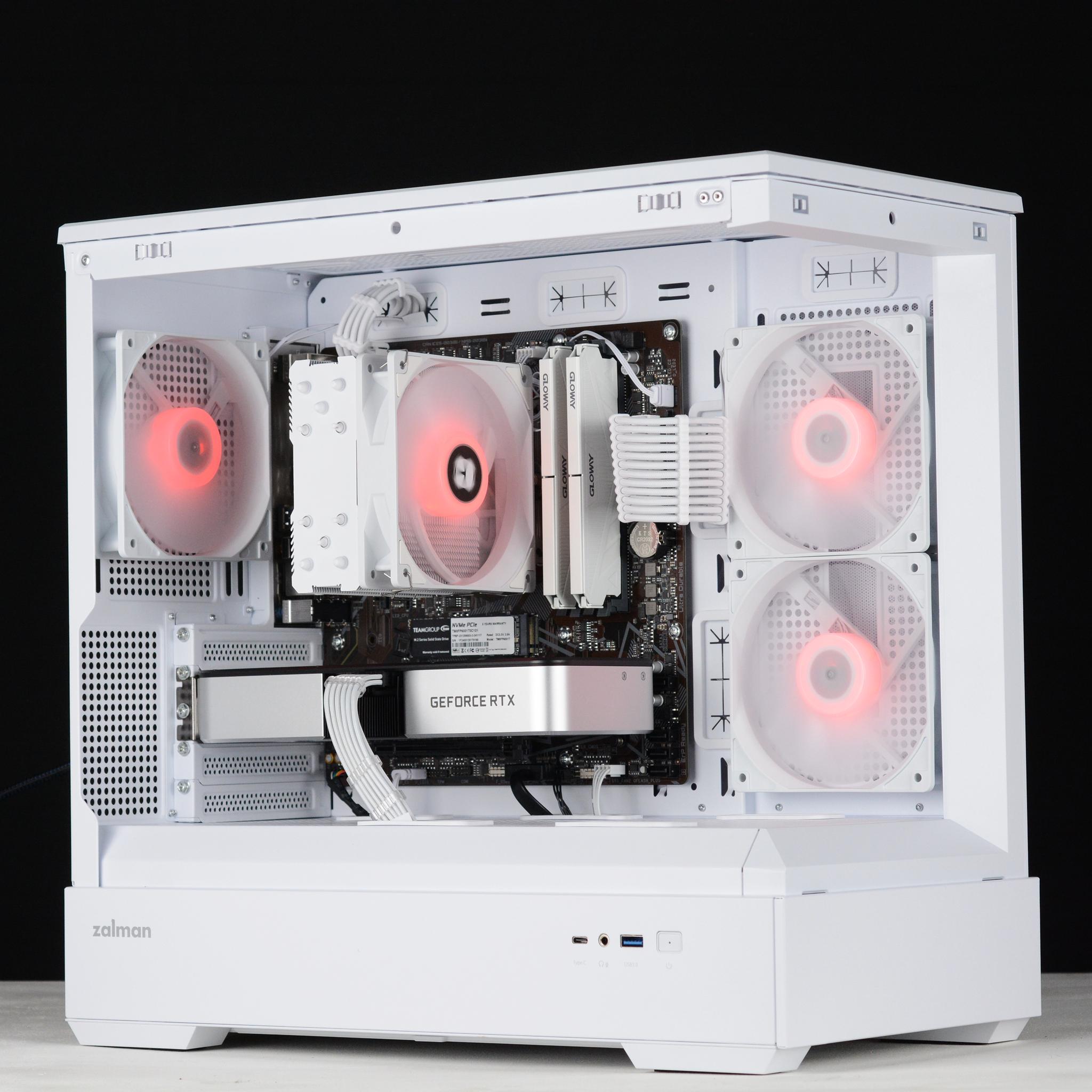 ⚪⚪ Pearl: 1080p/1440p Streaming and Gaming PC | RTX 3060 Ti, Ryzen 7, 32GB DDR4, 1TB SSD, WiFI