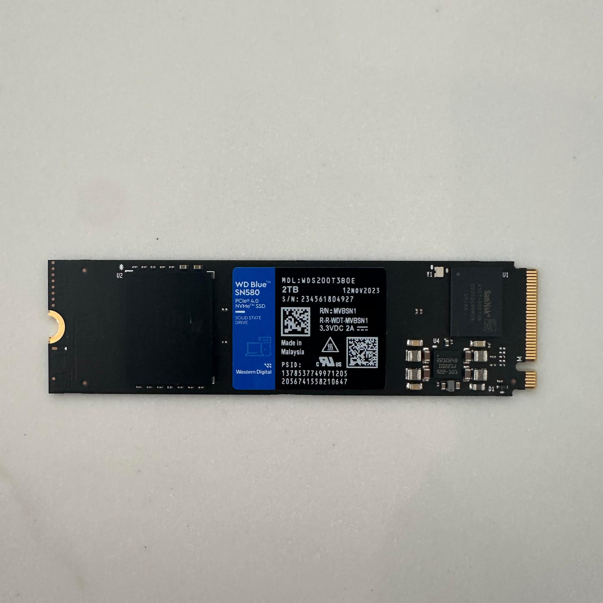 Western Digital Blue SN580 256GB