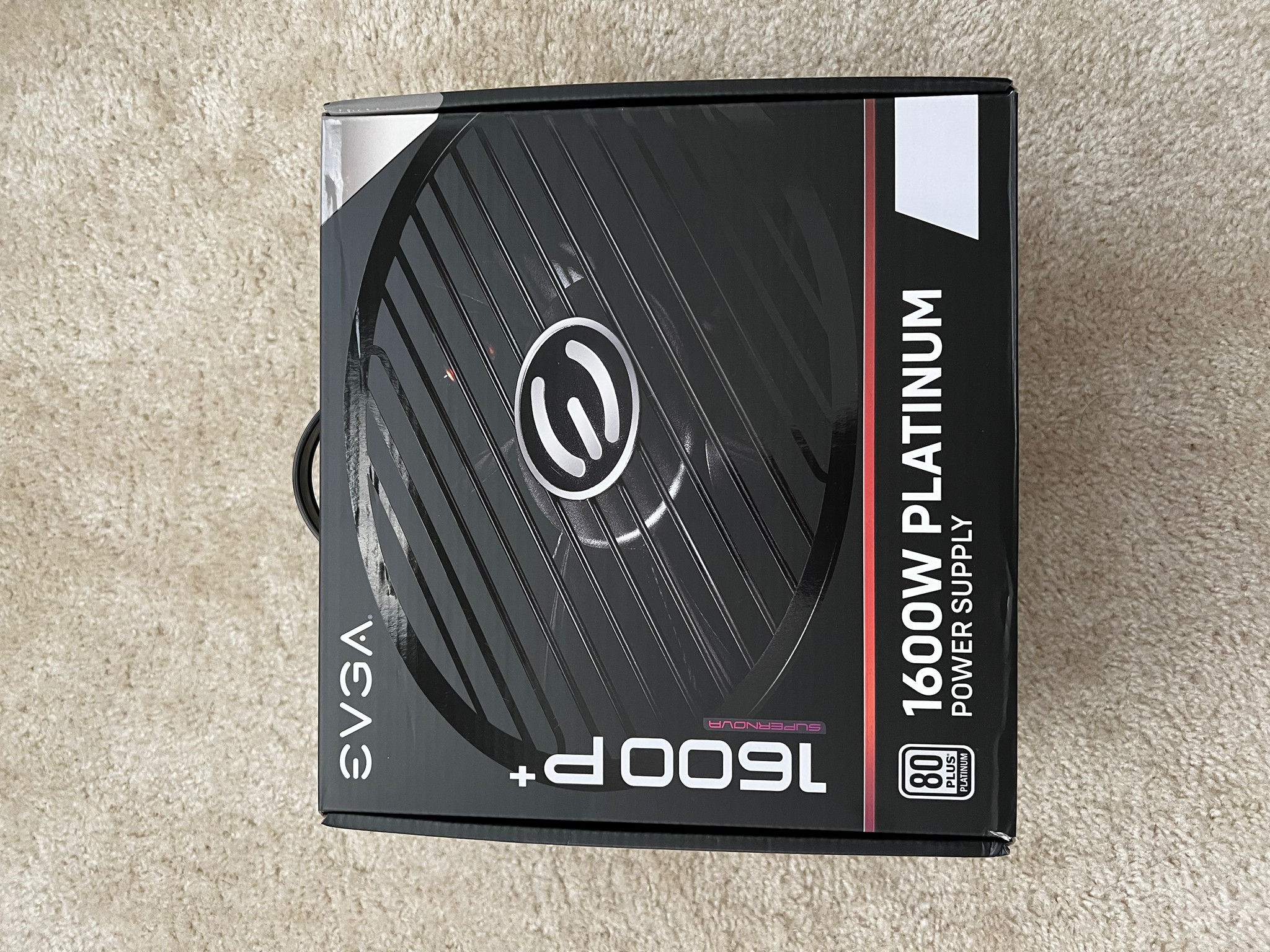 EVGA SuperNOVA 1600 P+, 80+ PLATINUM 1600W 220-PP-1600-X1 + CableMod 12VHPWR