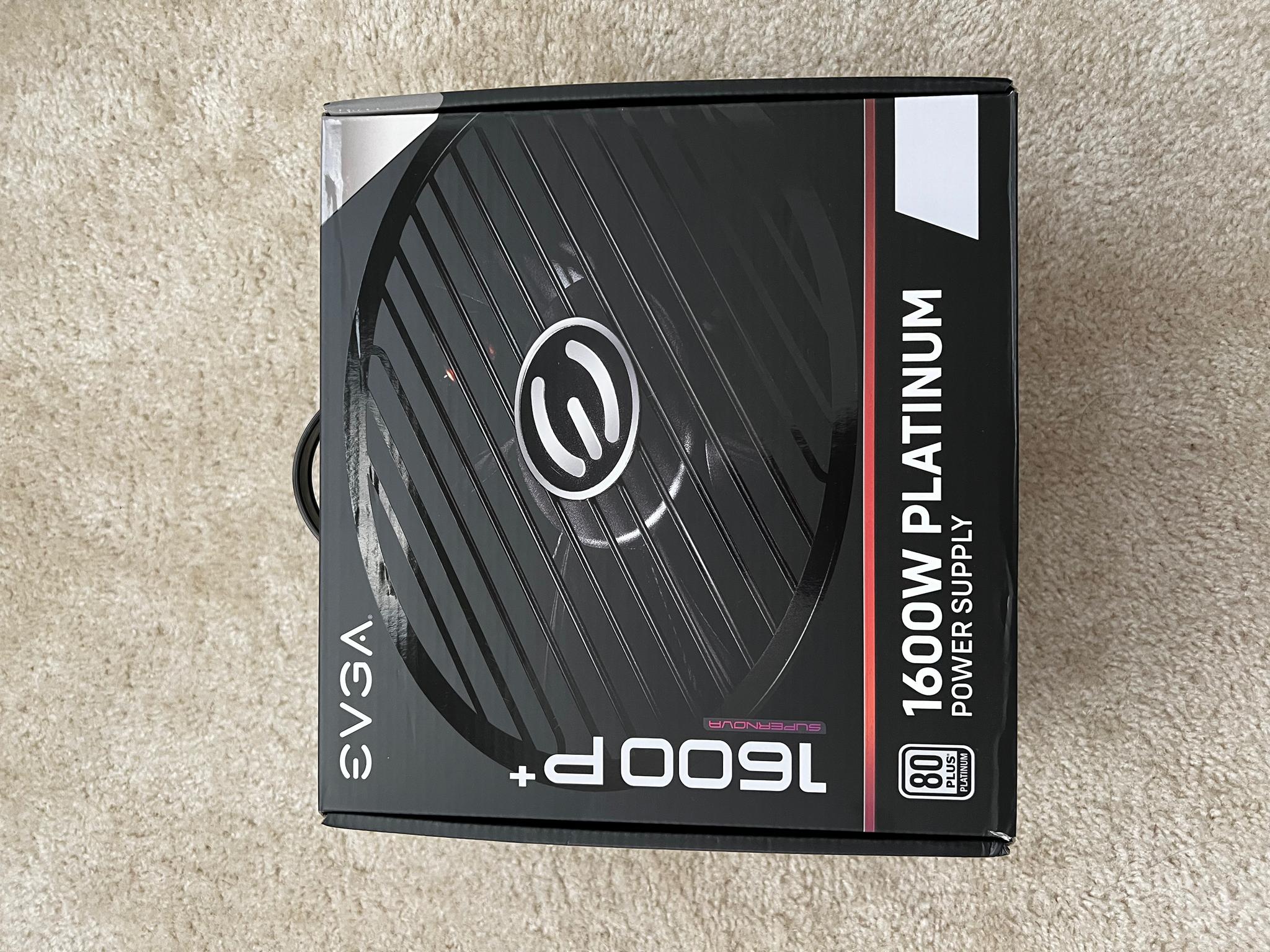 EVGA SuperNOVA 1600 P+, 80+ PLATINUM 1600W 220-PP-1600-X1 + CableMod 12VHPWR
