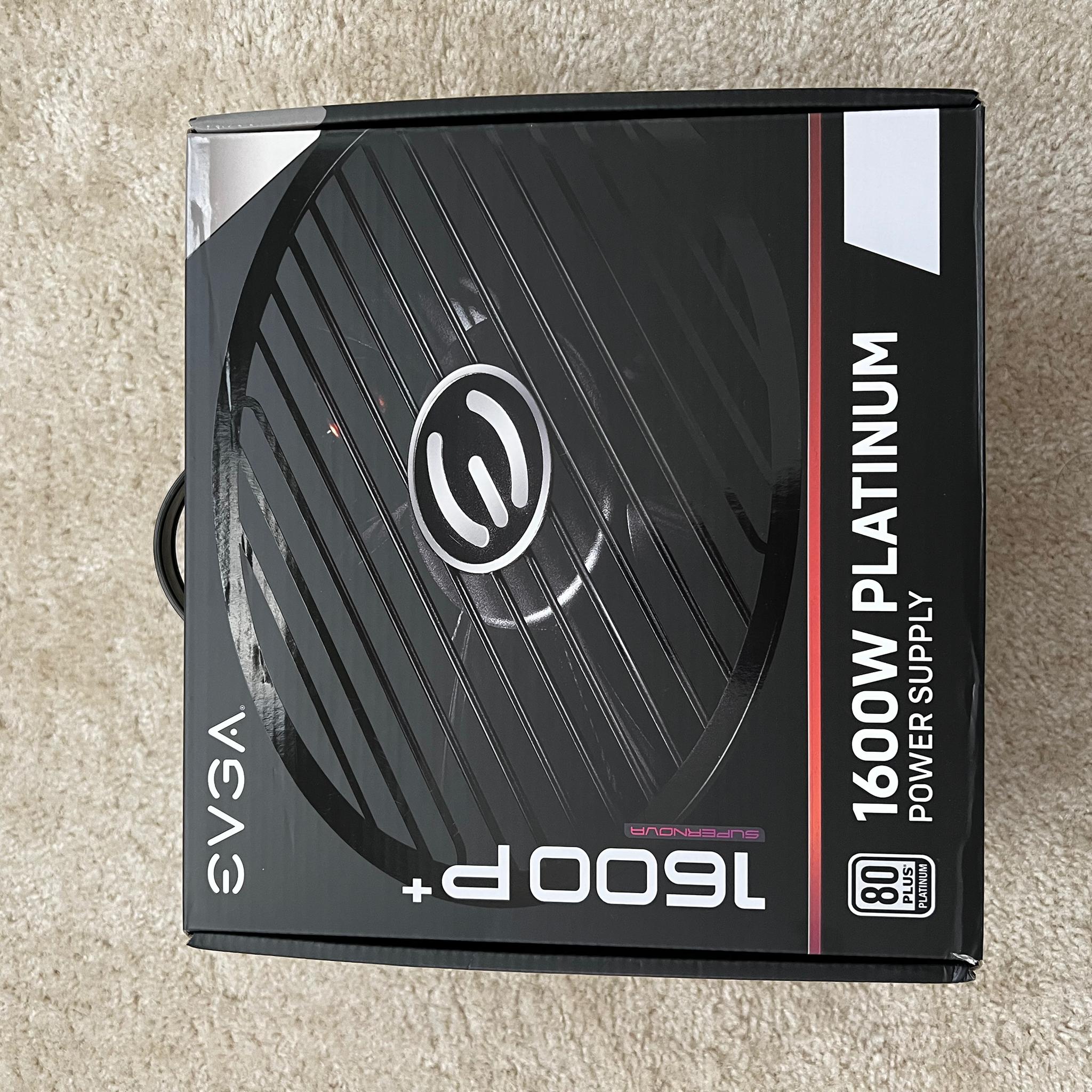 EVGA SuperNOVA 1600 P+, 80+ PLATINUM 1600W 220-PP-1600-X1 + CableMod 12VHPWR