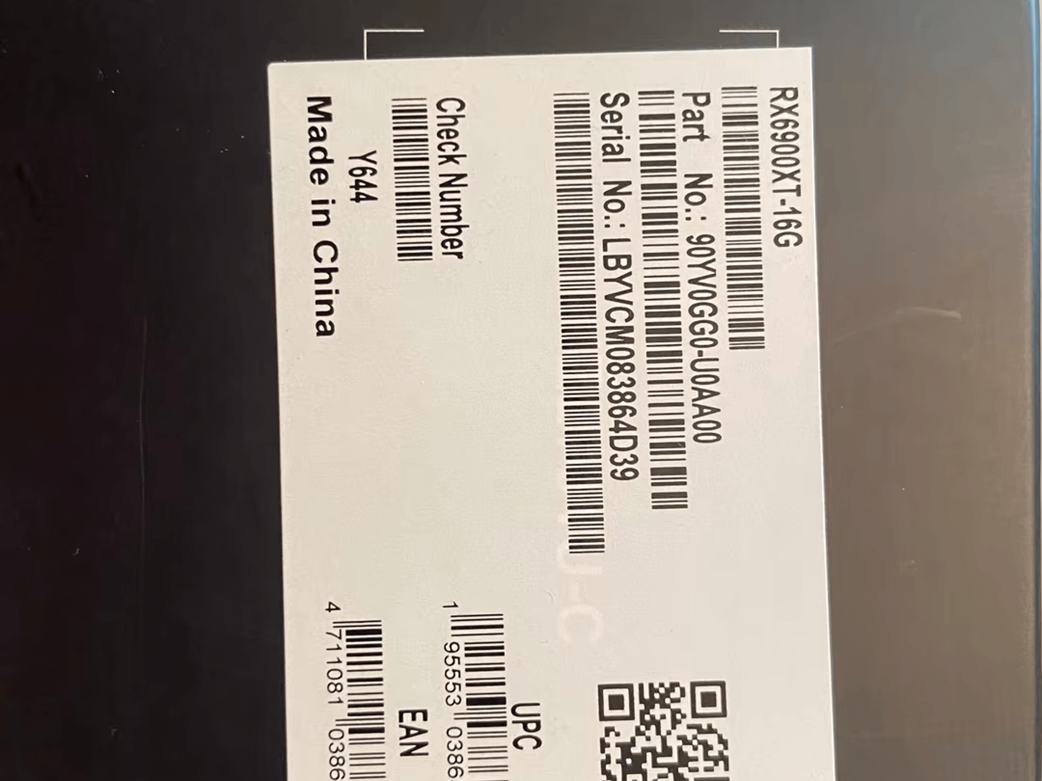 Like new 6900xt with ekwb vector rx waterblock/backplate