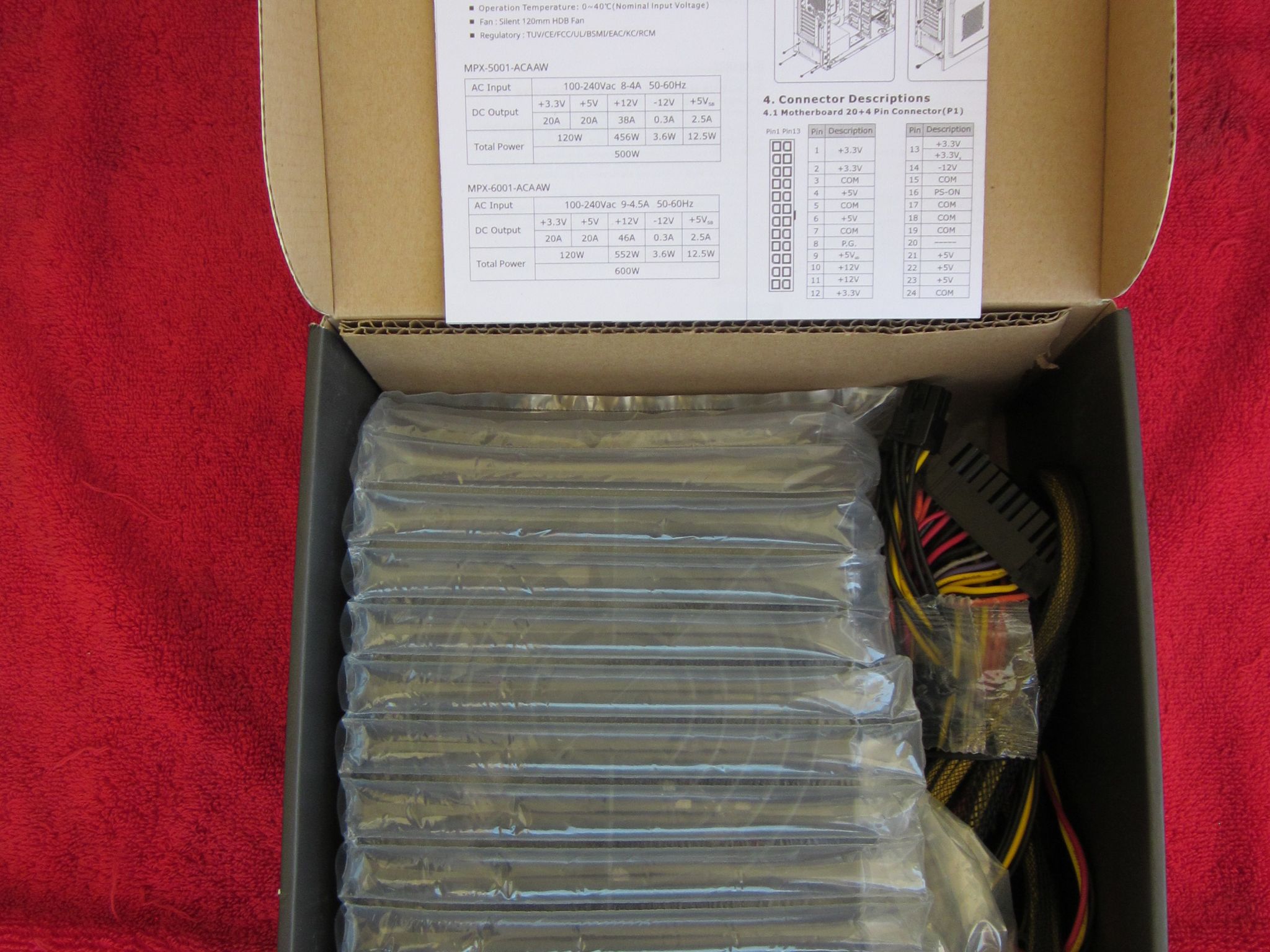 Cooler Master MasterWatt Lite 80+ 500w Power Supply