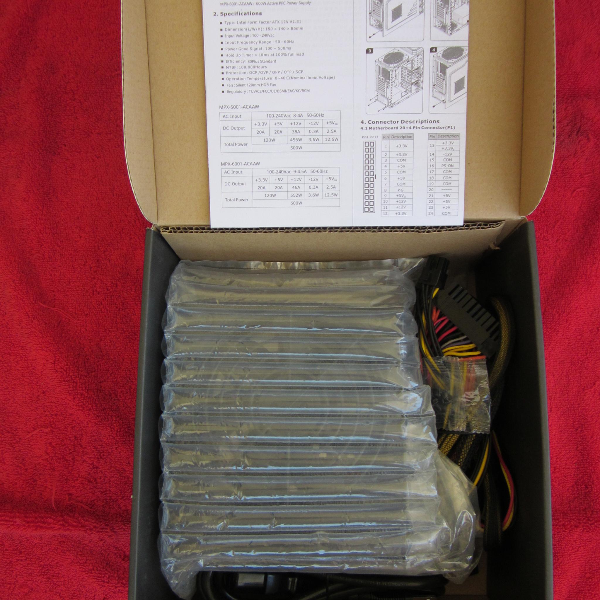 Cooler Master MasterWatt Lite 80+ 500w Power Supply