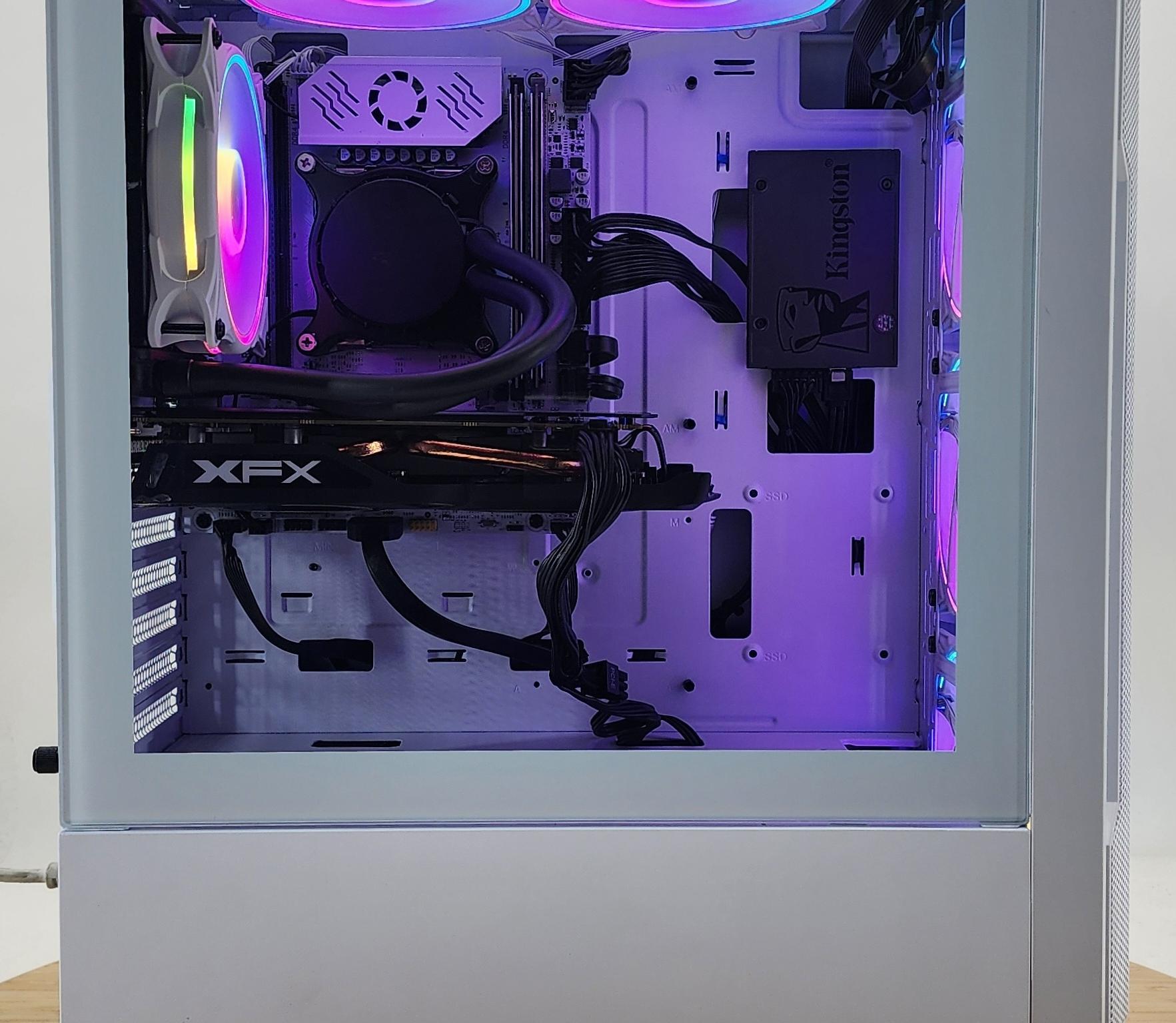 Gaming PC i7-5930K 16GB RAM 128GB SSD + 1TB HDD RX 580 8GB Windows 11 Computer