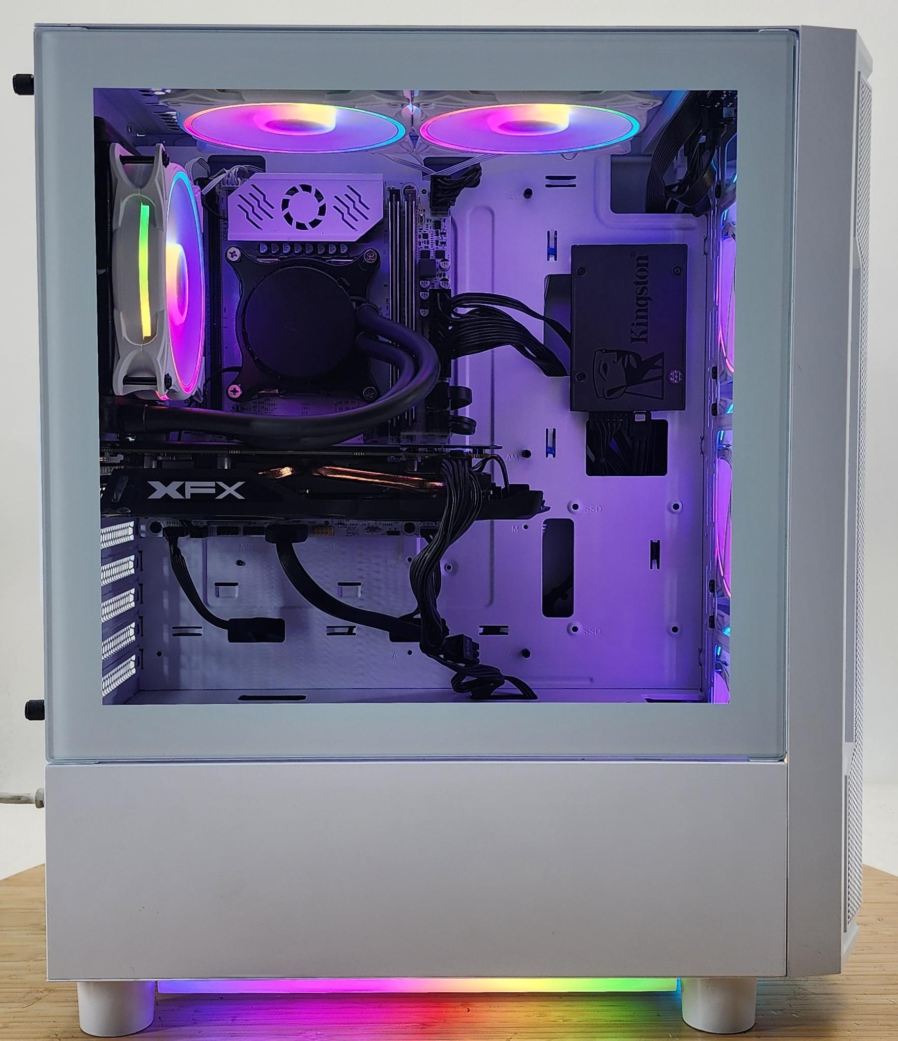 Gaming PC i7-5930K 16GB RAM 128GB SSD + 1TB HDD RX 580 8GB Windows 11 Computer