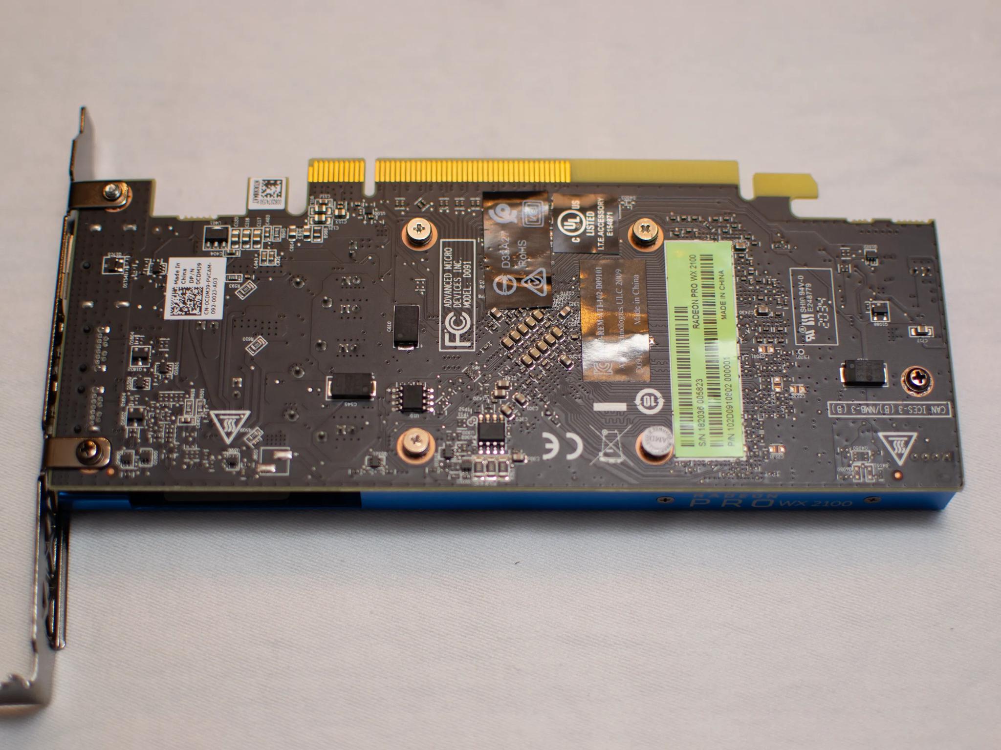 AMD Radeon Pro WX2100 GPU