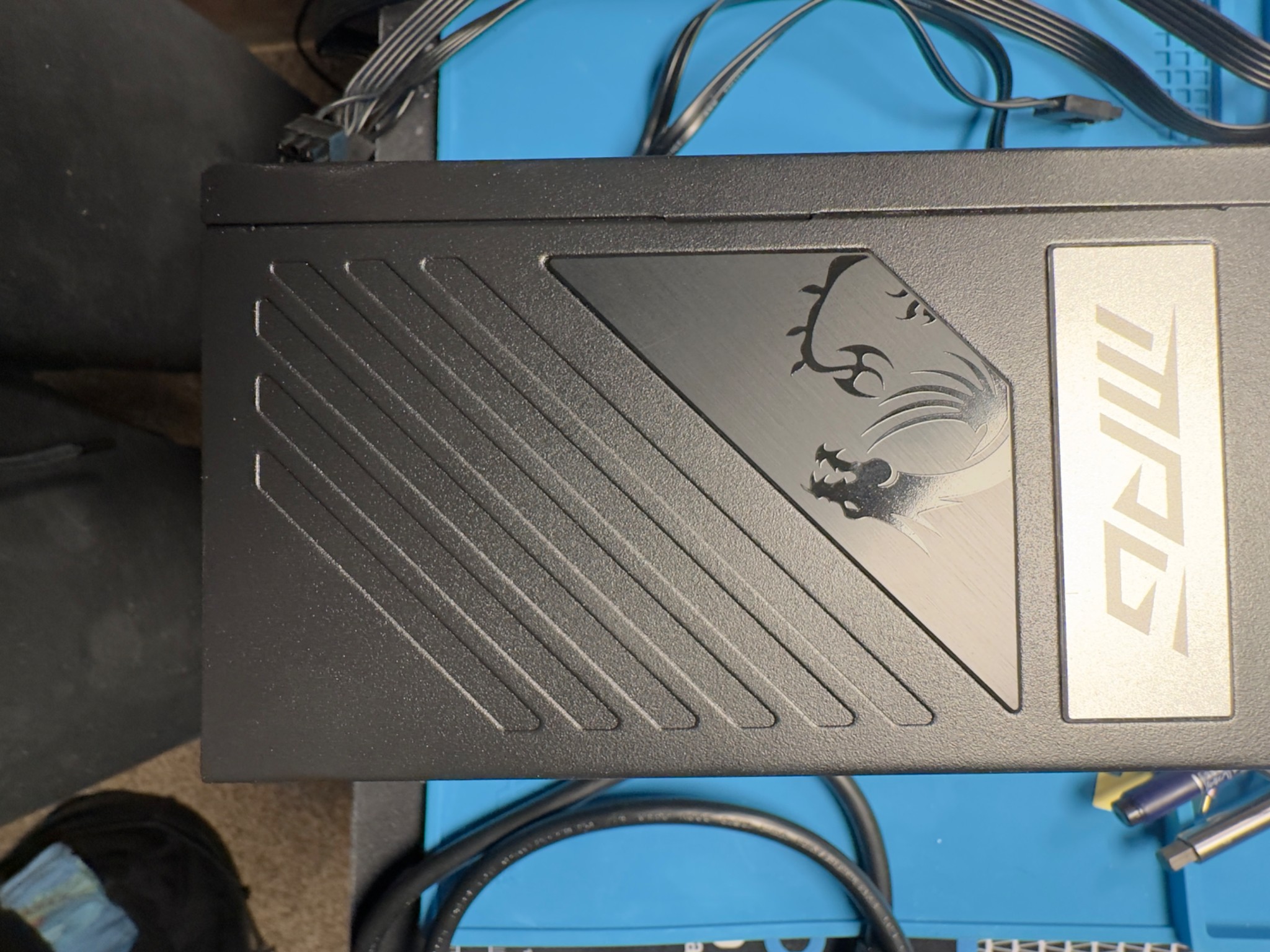 High End MSI PSU 1000w a1000g PCIE 5.0/ATX3.0 gently used 8+ year warranty!