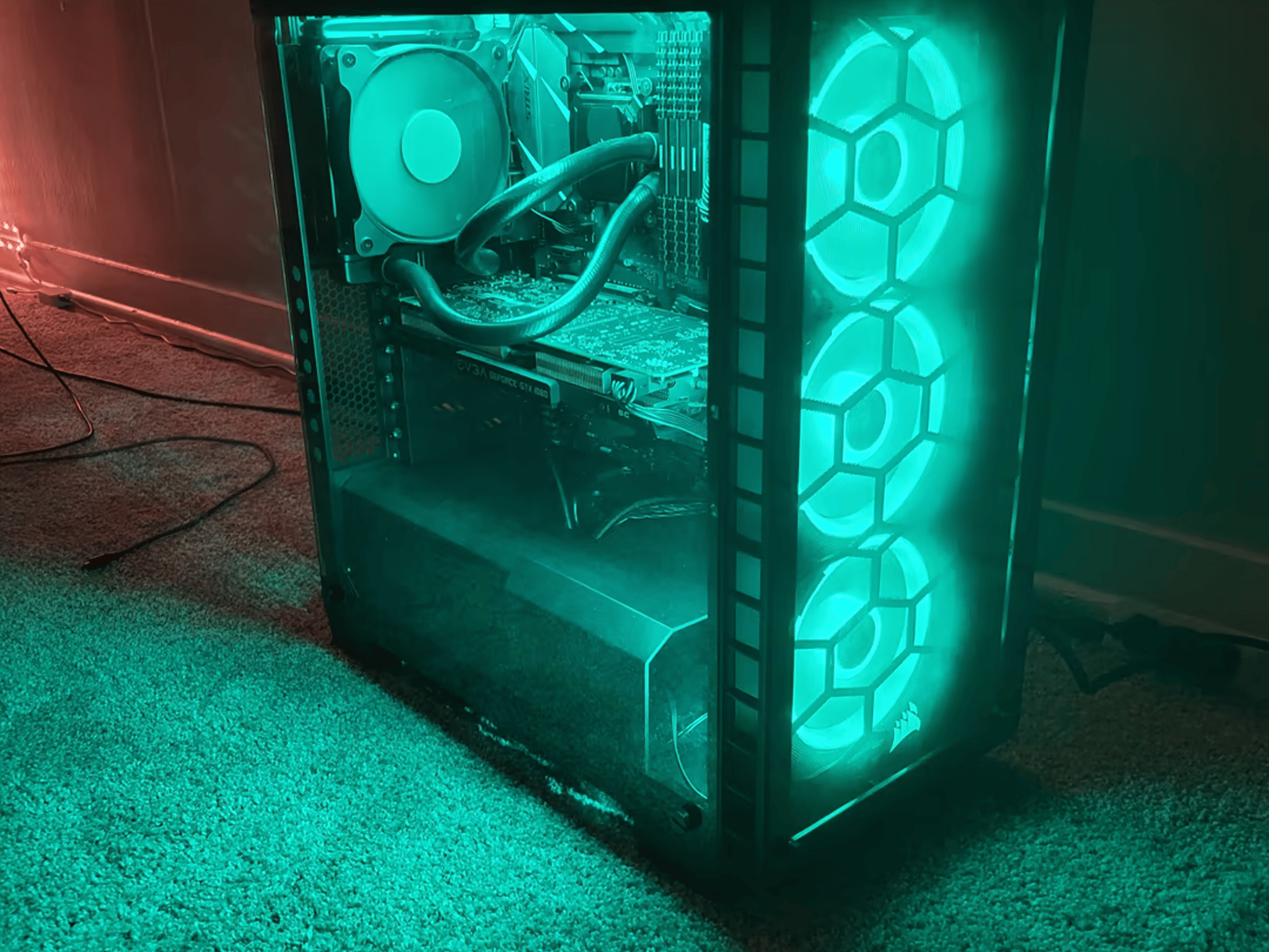 intel core i5 7600k + EVGA SC GTX 1080. Bang for your buck RGB build 