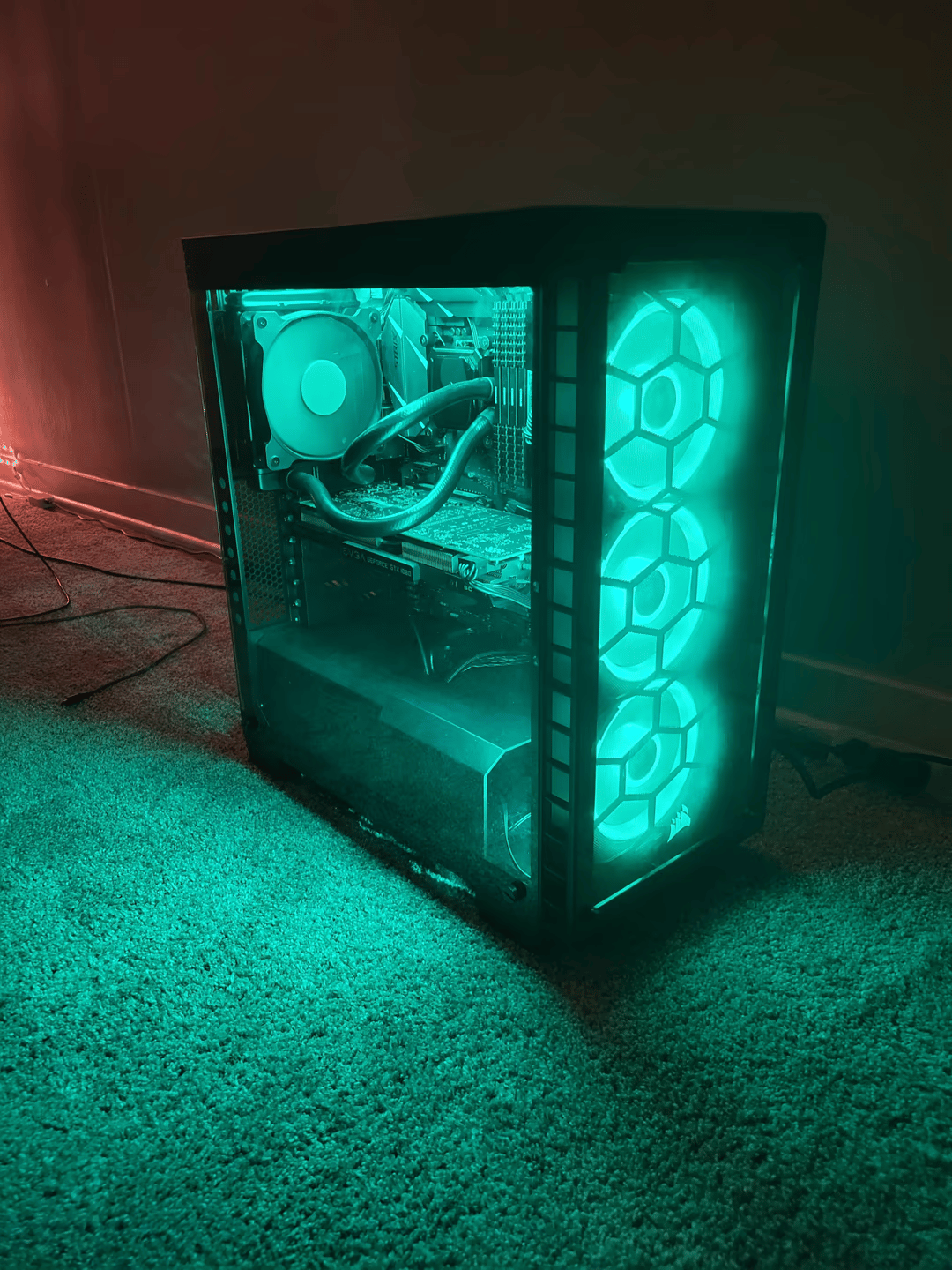 intel core i5 7600k + EVGA SC GTX 1080. Bang for your buck RGB build 