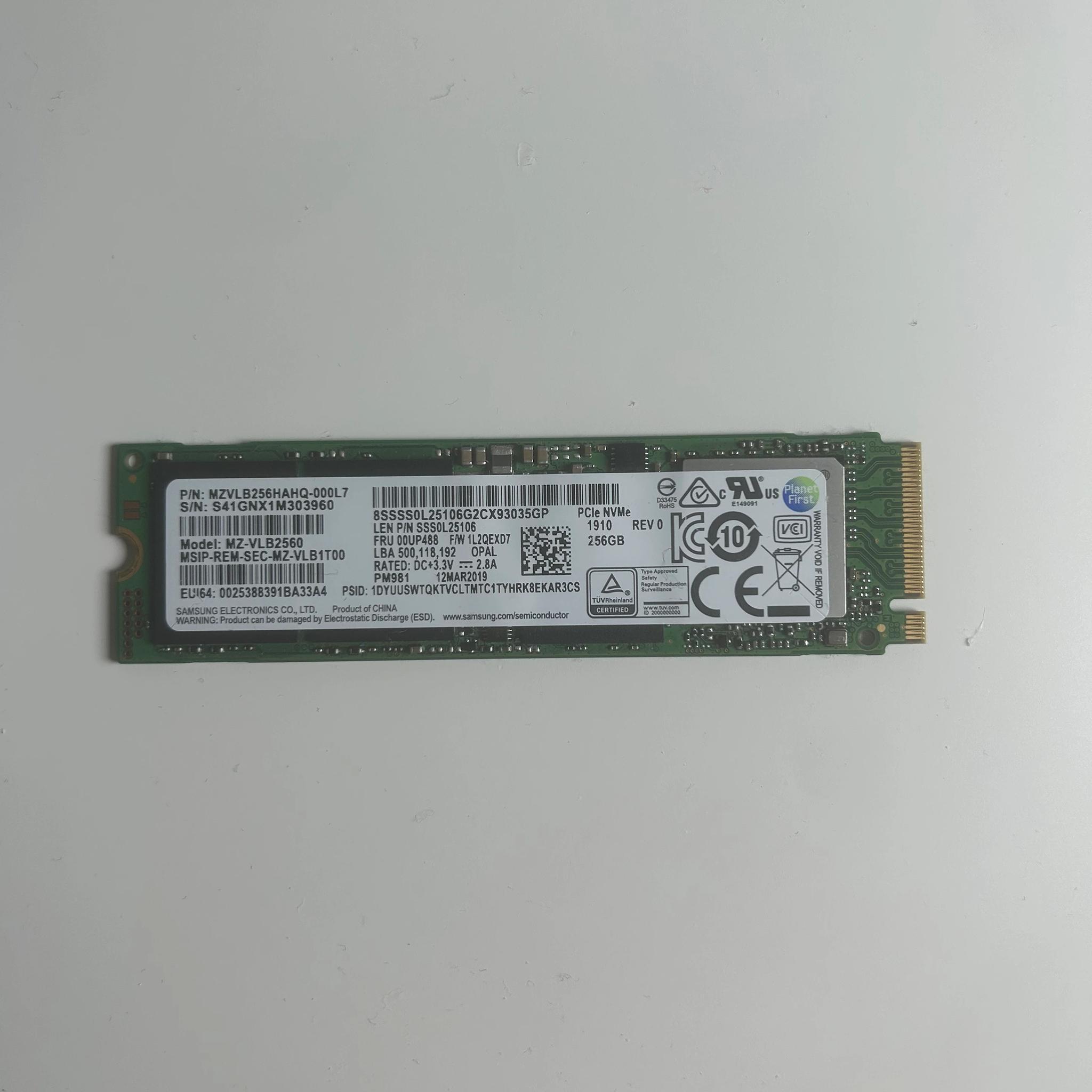 256 GB Lenovo SSD