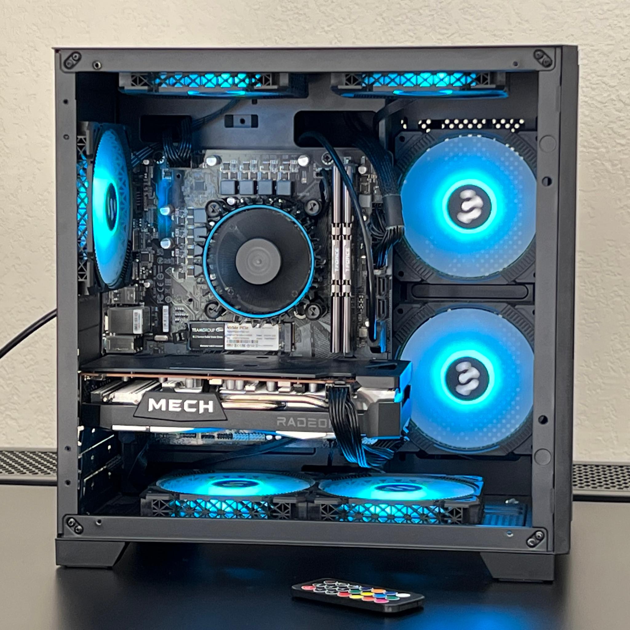 Gaming PC w/ MSI RX 6600 MECH, i3-12100F, 16GB DDR4, 1TB SSD, Windows 11