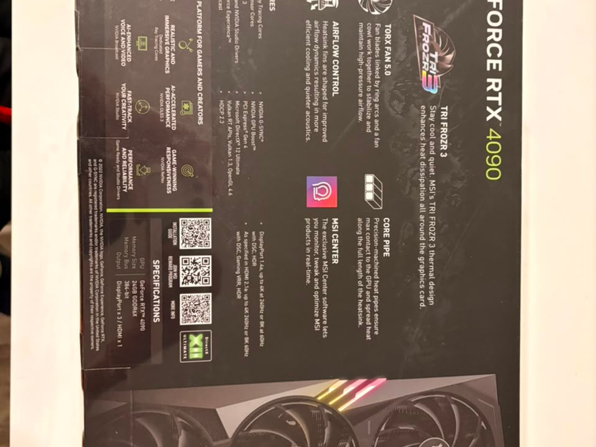 MSI RTX 4090 GAMING X TRIO CLASSIC 24G