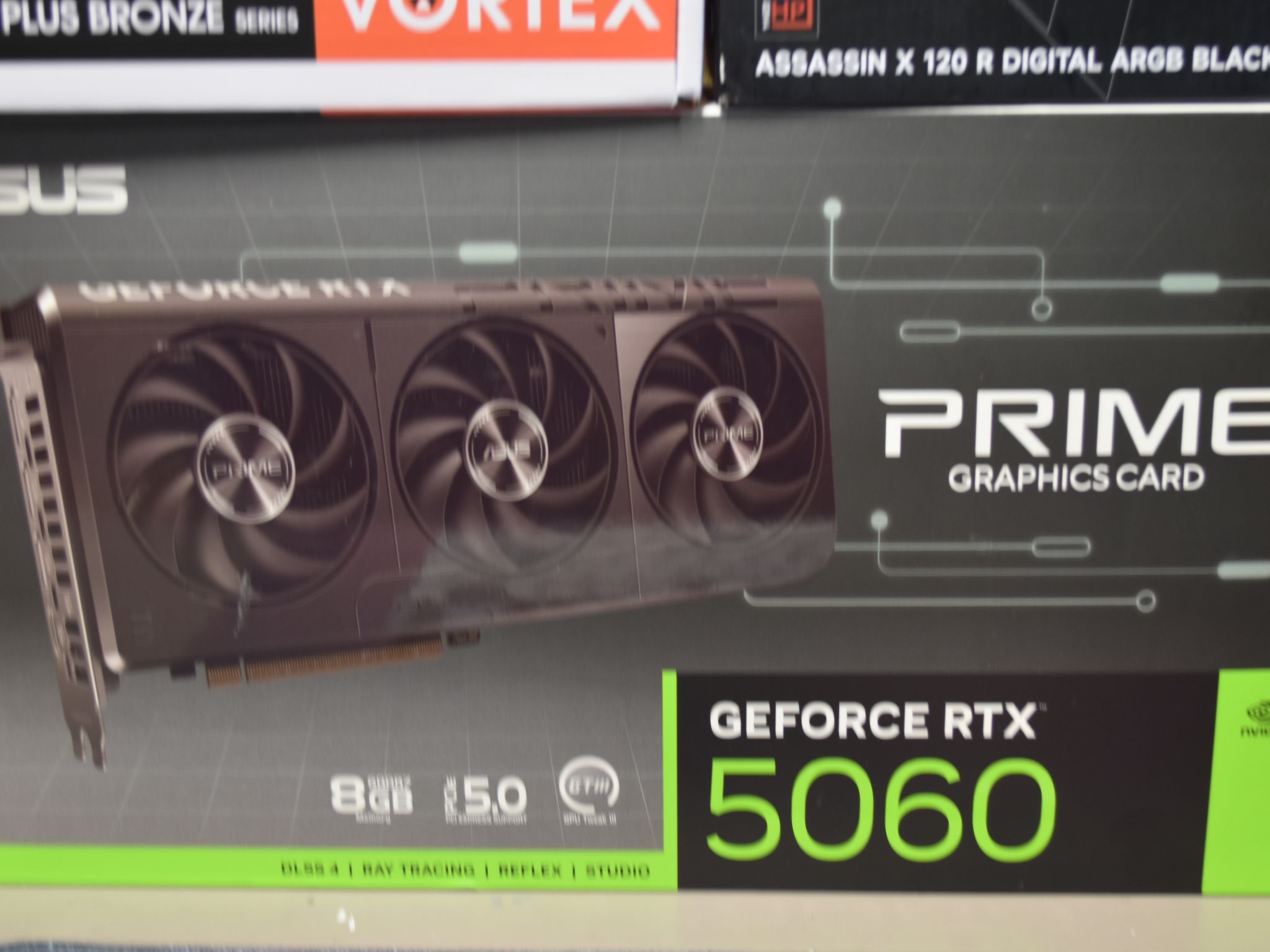 Gaming PC RYZEN 5500 GPU RTX 5060 8GB RAM 32GB RGB 1TB NVME PSU 700 Watts Wi-fi