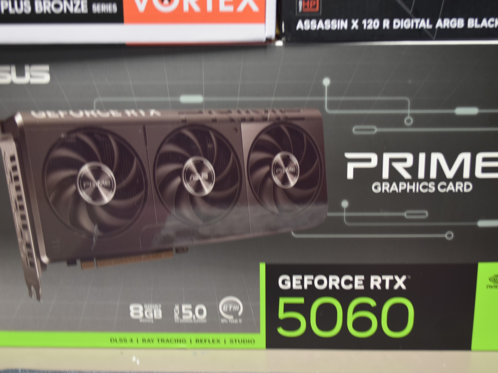 Gaming PC RYZEN 5500 GPU RTX 5060 8GB RAM 32GB RGB 1TB NVME PSU 700 Watts Wi-fi