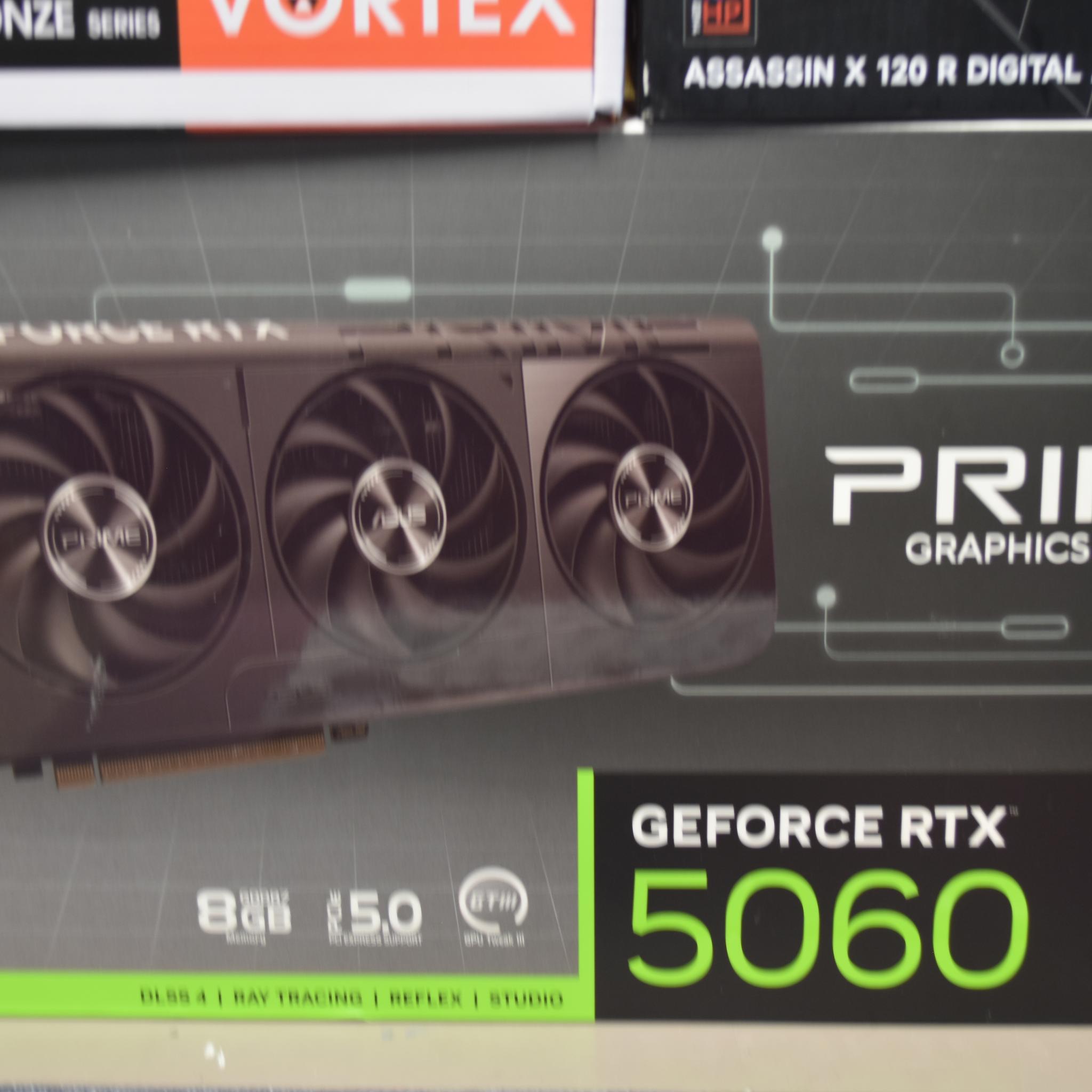 Gaming PC RYZEN 5500 GPU RTX 5060 8GB RAM 32GB RGB 1TB NVME PSU 700 Watts Wi-fi