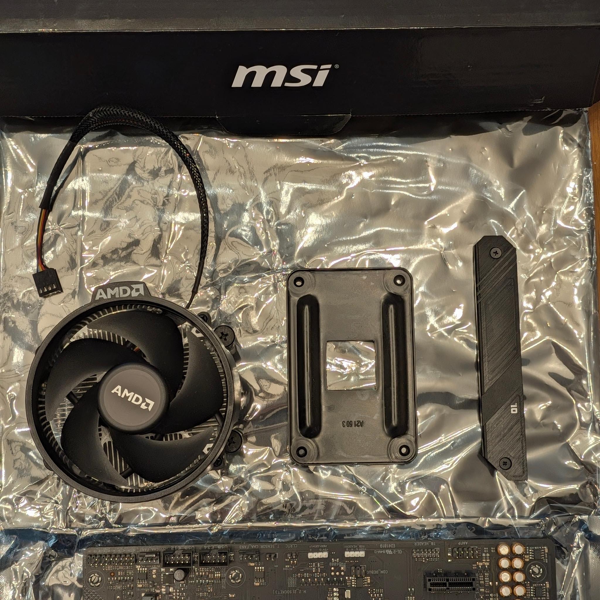 Asus B550 F Gaming Motherboard Ryzen 7 5700X 16GB ddr4 Ram