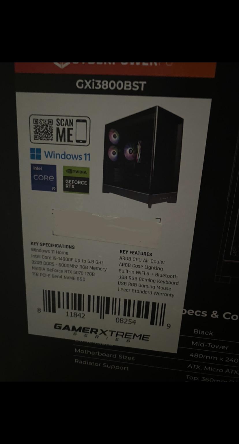 Cyberpower Gaming PC