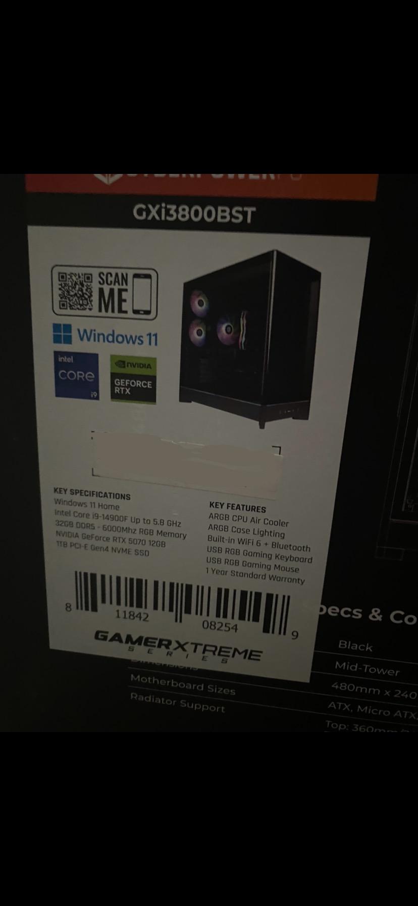Cyberpower Gaming PC