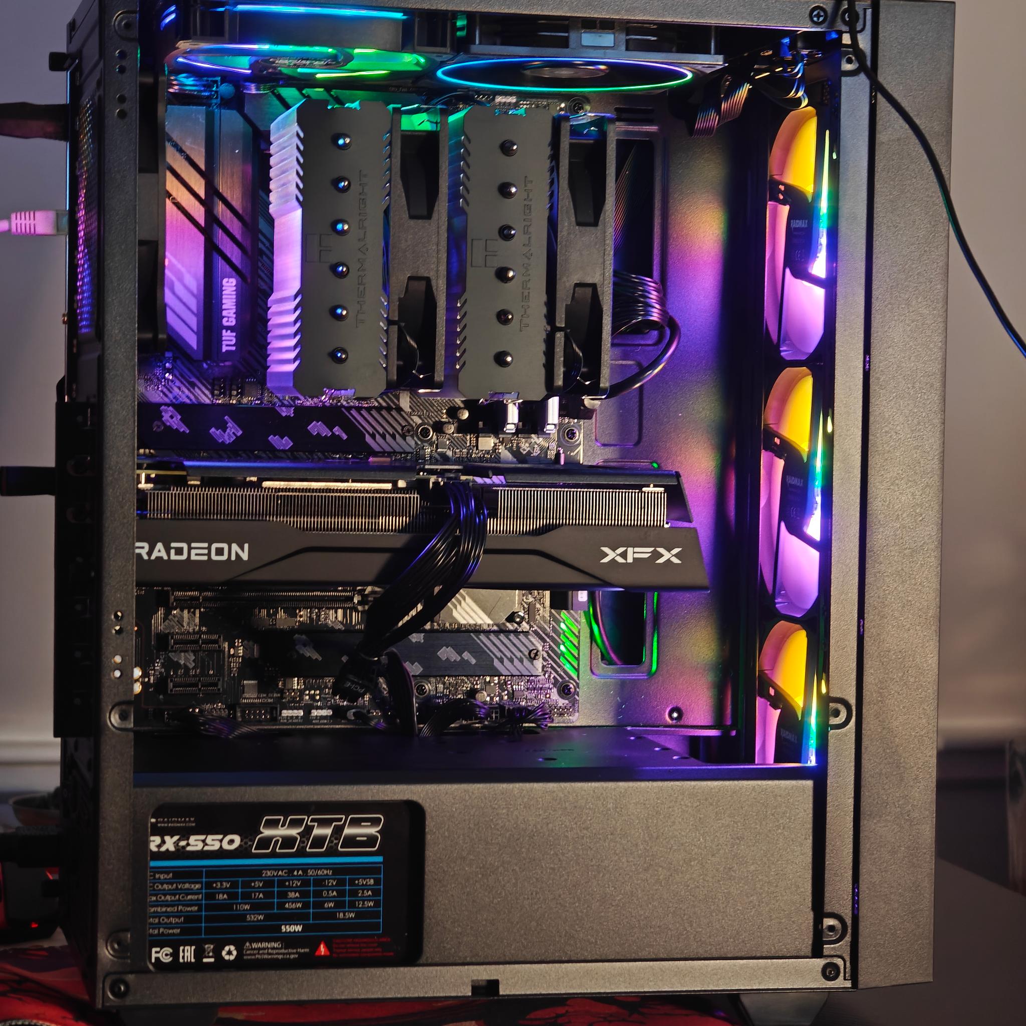 Gaming PC|AMD Ryzen 5 5600|AMD Radeon RX 9060 XT|32GB DDR4 3200|1 TB NVME SSD|Windows 11 Pro Active