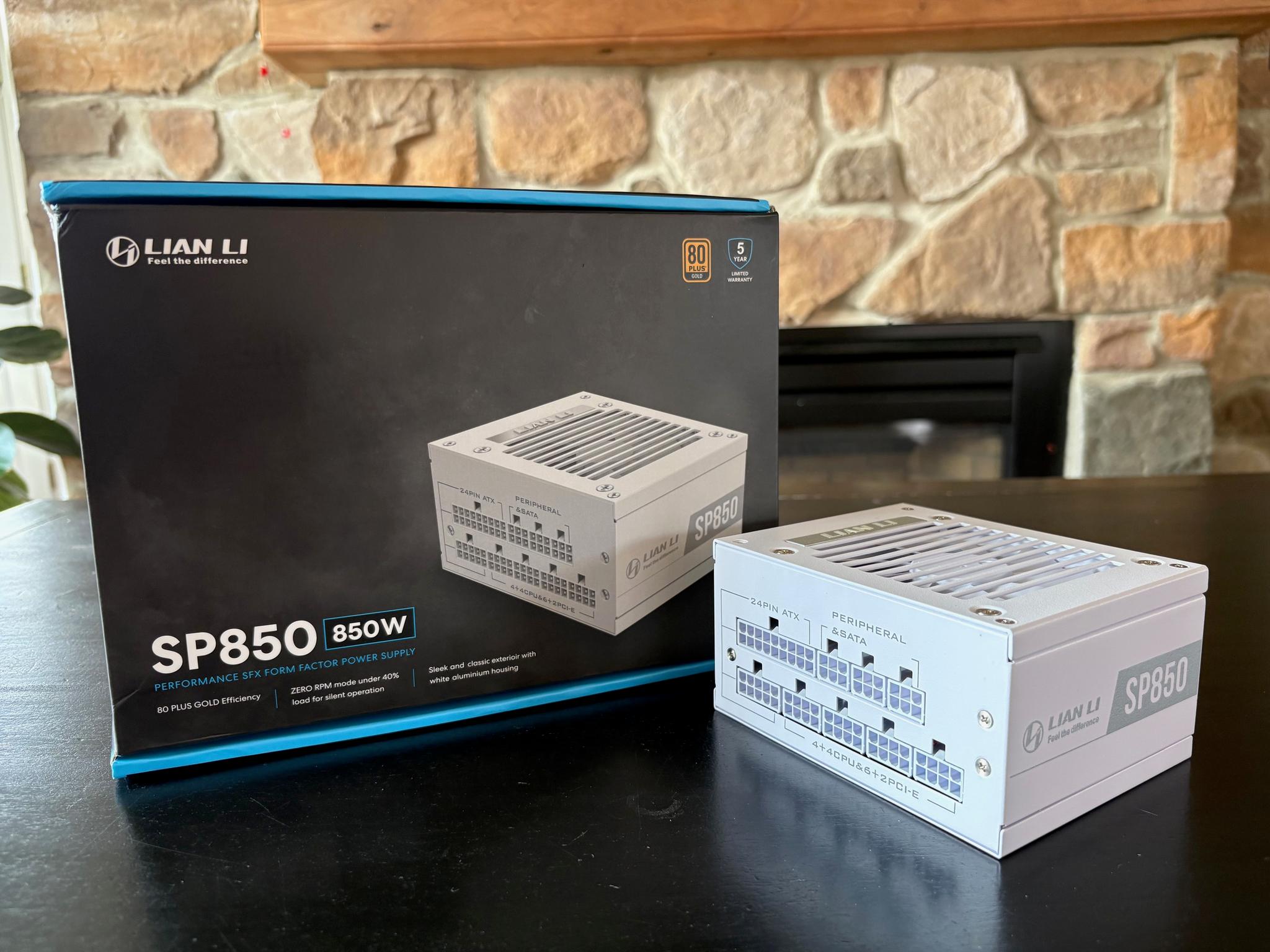 LIAN LI SP850 80+ Gold 850W SFX fully modular power supply - White