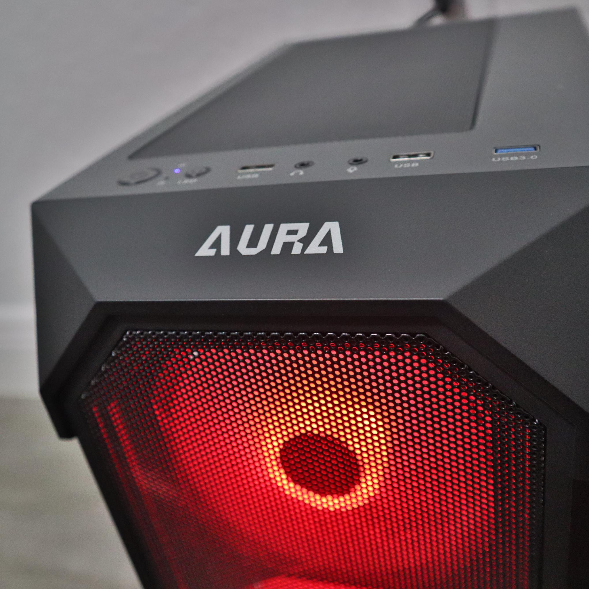 Gaming PC - GTX 1080, i7-7700, 16GB DDR4, WIFI, ARGB, BLACK, 120GB SATA SSD, 1TB HDD.