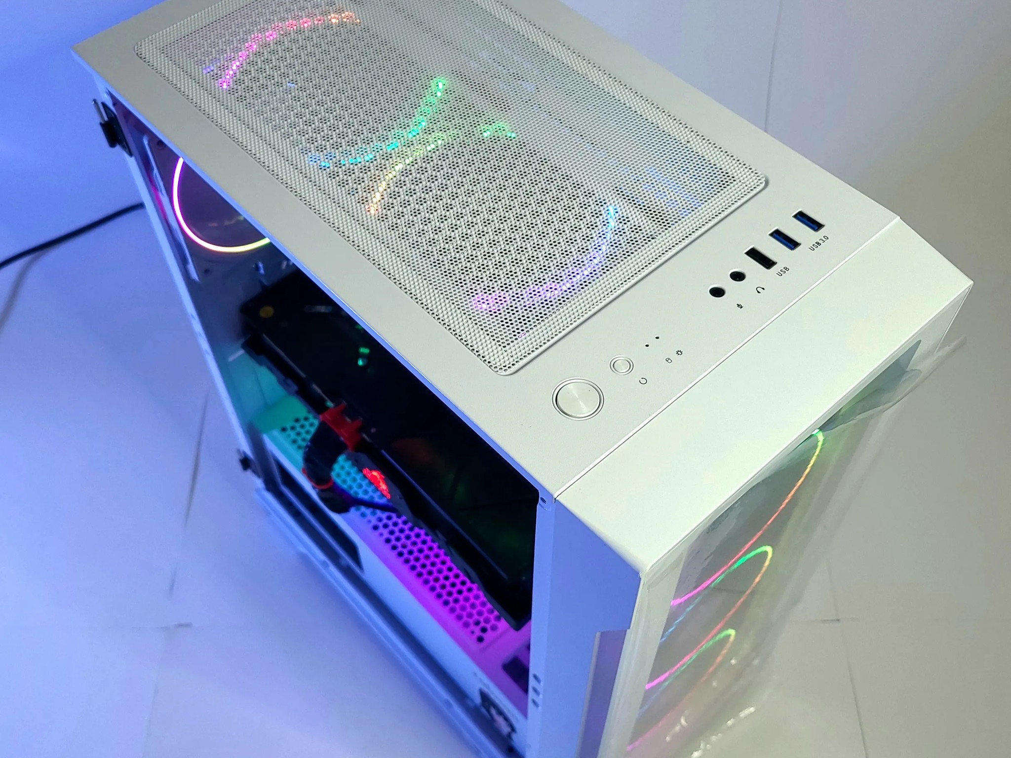 Vega 56 RichStar Red Gaming PC Windows 11 Pro Ryzen 5 1000GB Desktop Powerhouse