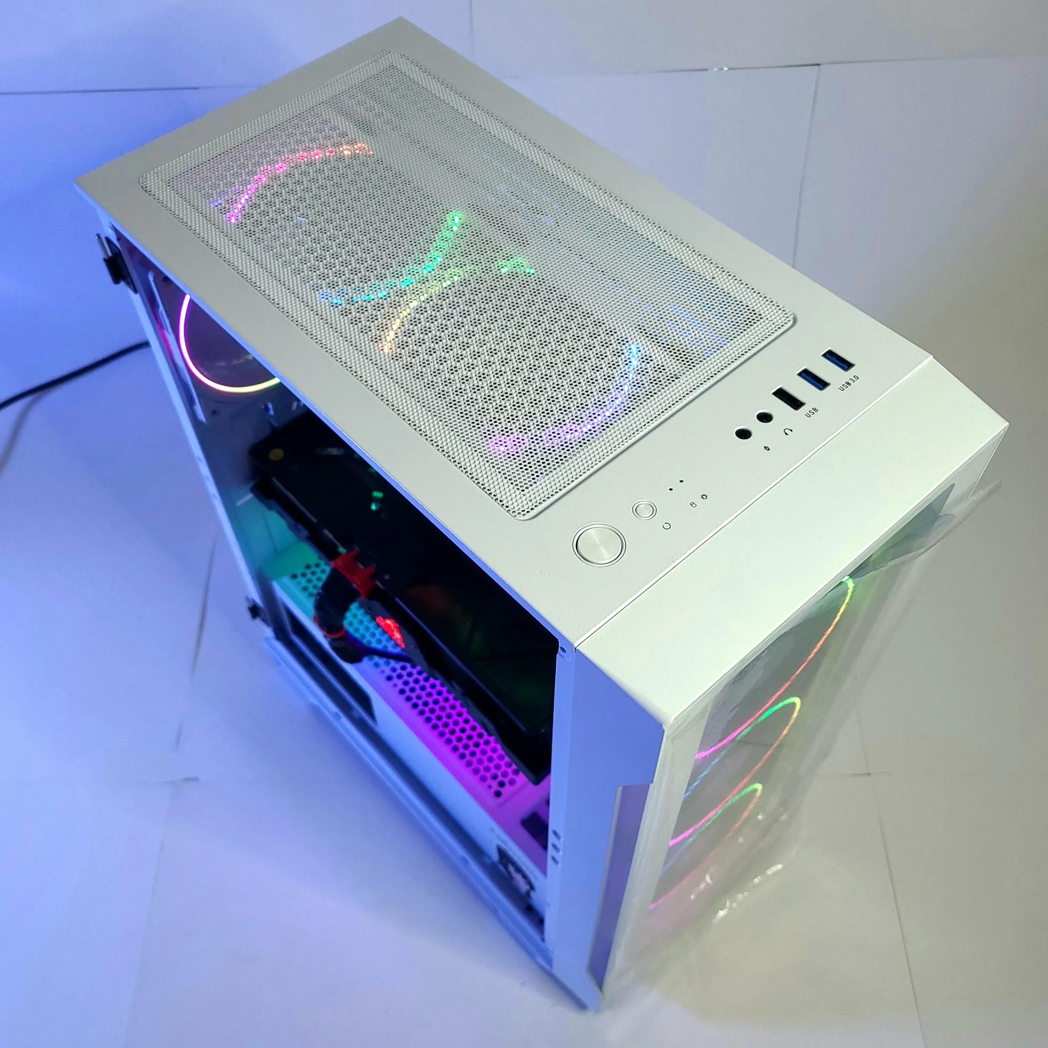 Vega 56 RichStar Red Gaming PC Windows 11 Pro Ryzen 5 1000GB Desktop Powerhouse