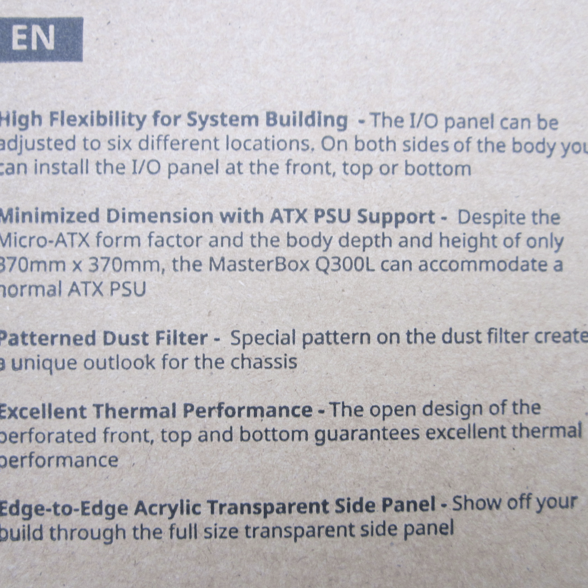 New Cooler Master Q300L Mini Tower Case