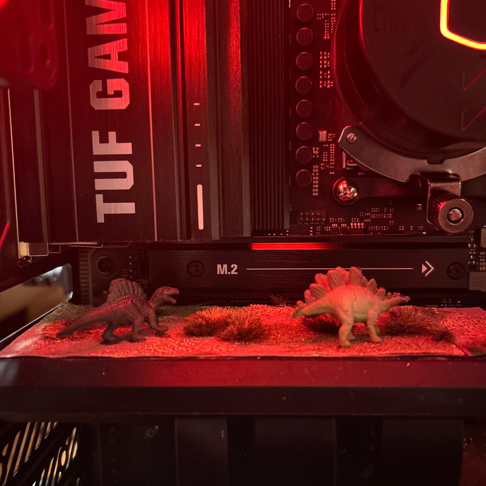 Brand New, Stealthy, and Jurassic Custom Build with interior decor and a perfect fit into your setup