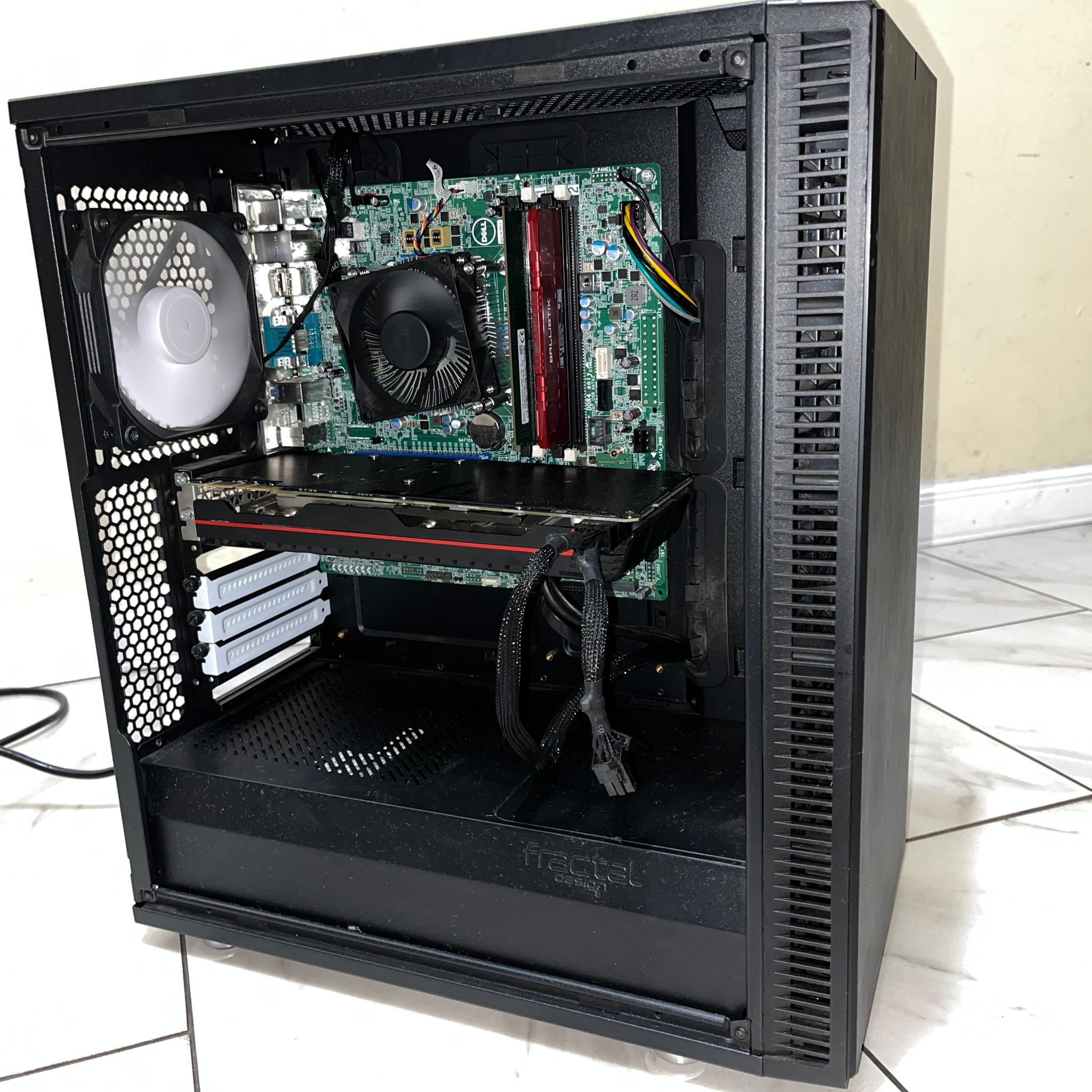 🟠🔥NVIDIA GTX 1080, Intel i7-6700, 12GB RAM, 1.1 TB Storage, High Performance Custom Gaming PC 🖥️🔵