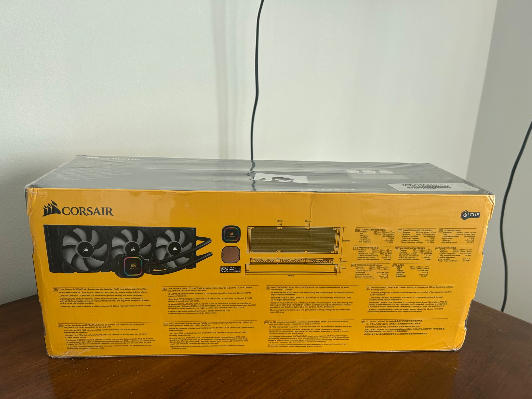 Corsair CPU Cooler (icue H150i RGB Pro XT)