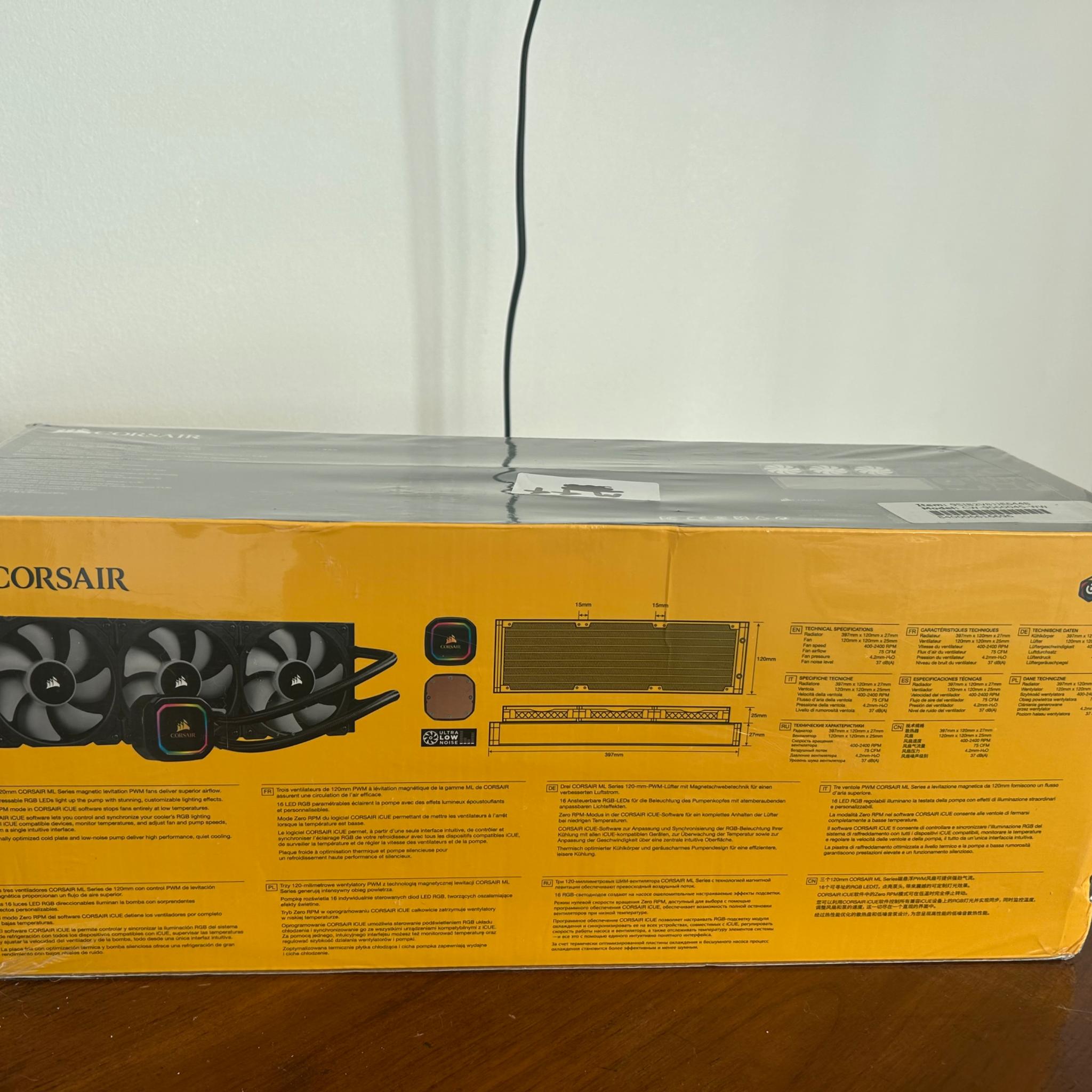 Corsair CPU Cooler (icue H150i RGB Pro XT)