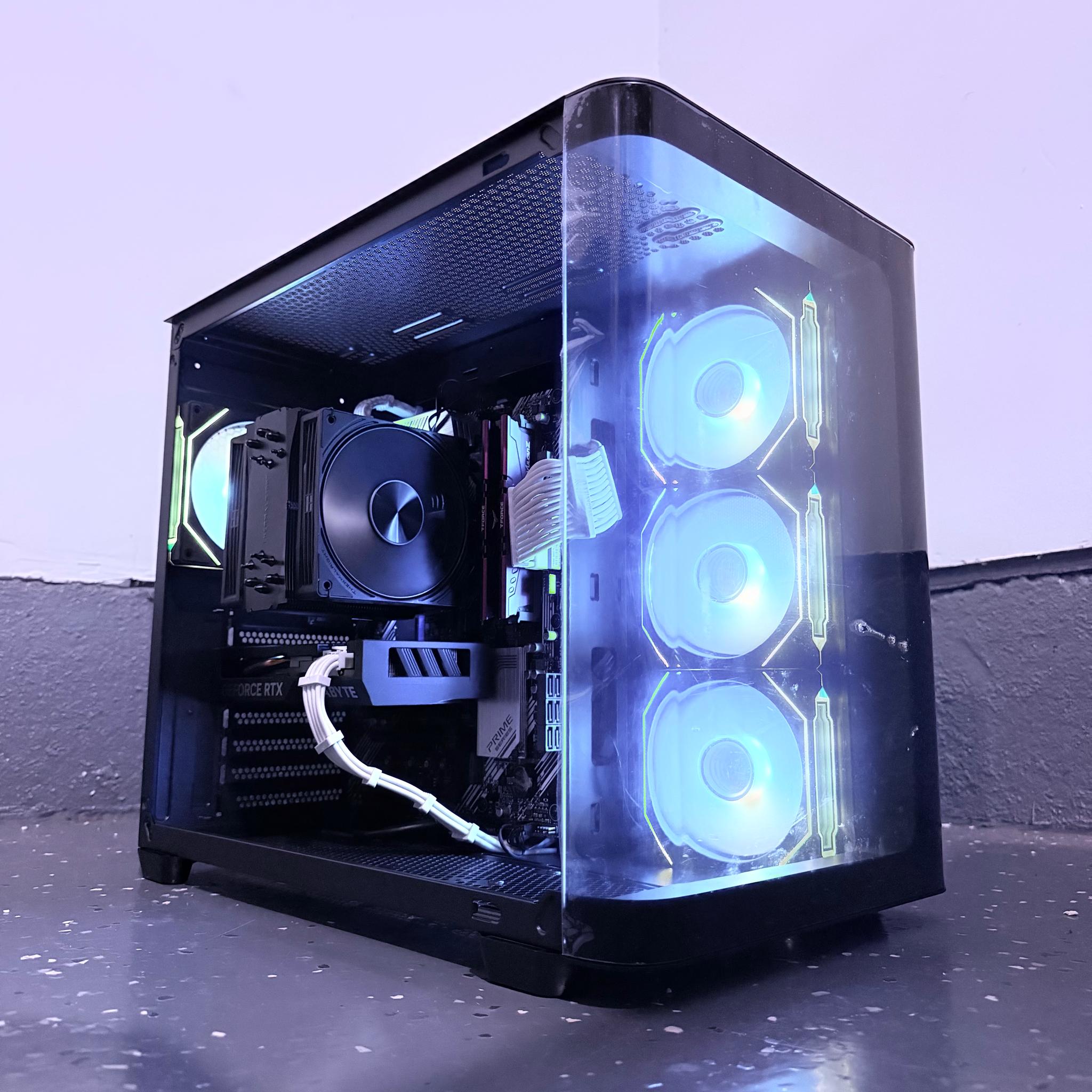 ⚫️"Neon Revenant"🌈 | 1080p Gaming | RTX 4060 | Ryzen 5 5500 | 16GB Ram | 1TB SSD | Free Shipping
