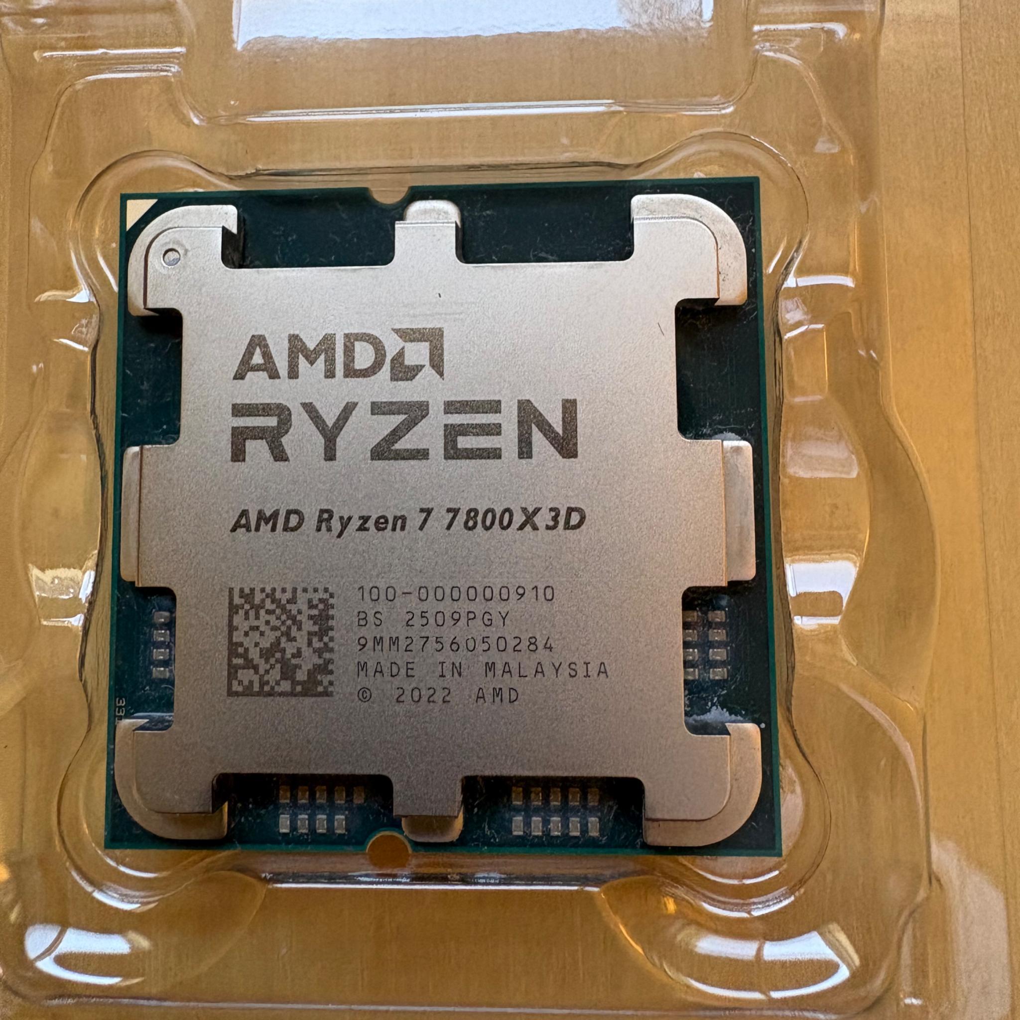 AMD Ryzen 7 7800X3D 8 Cores/16 Threads 4.2GHz AM5 with AMD 3D V-Cache